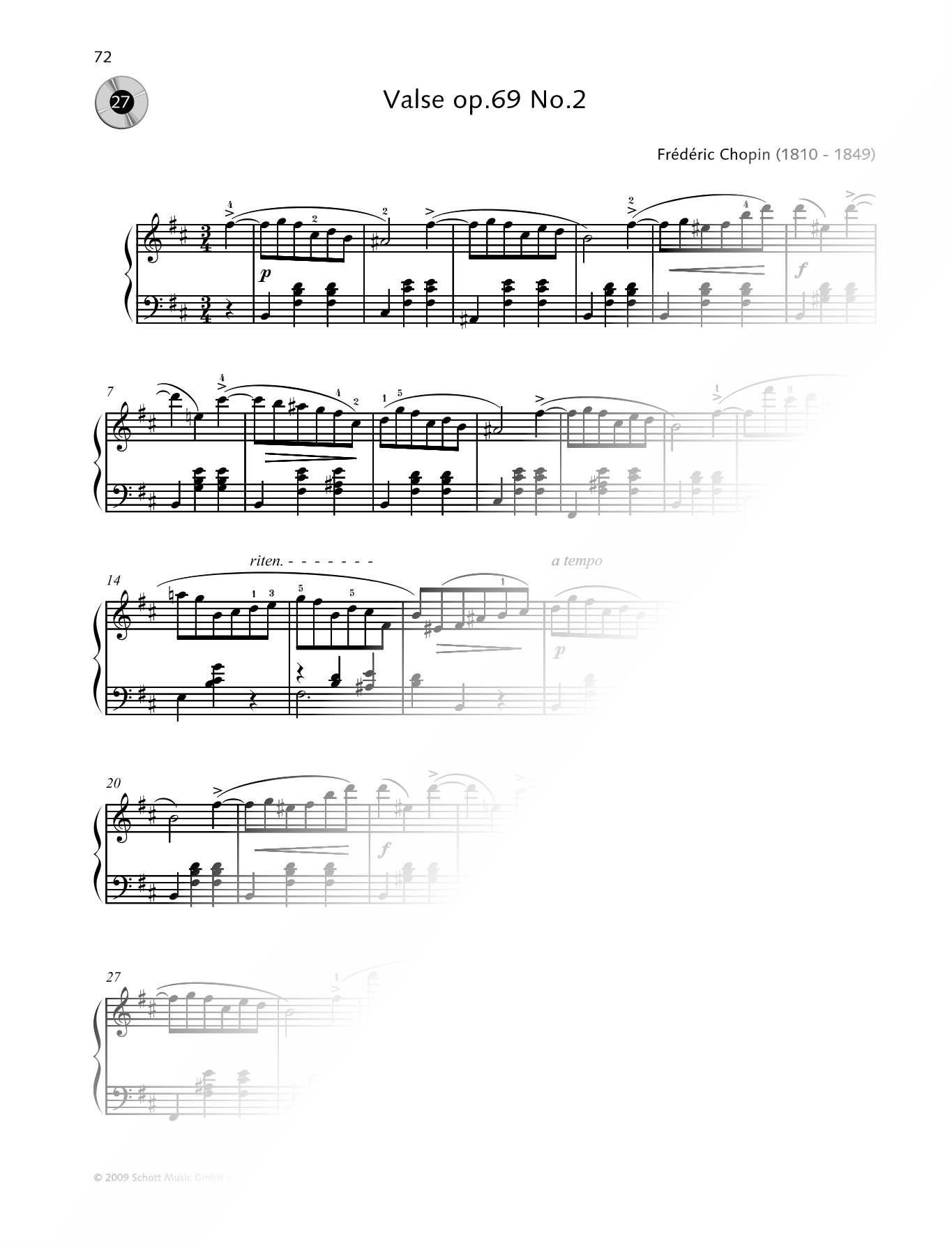 Waltz in B Minor, Op. 69, No. 2 / Señor Siminor