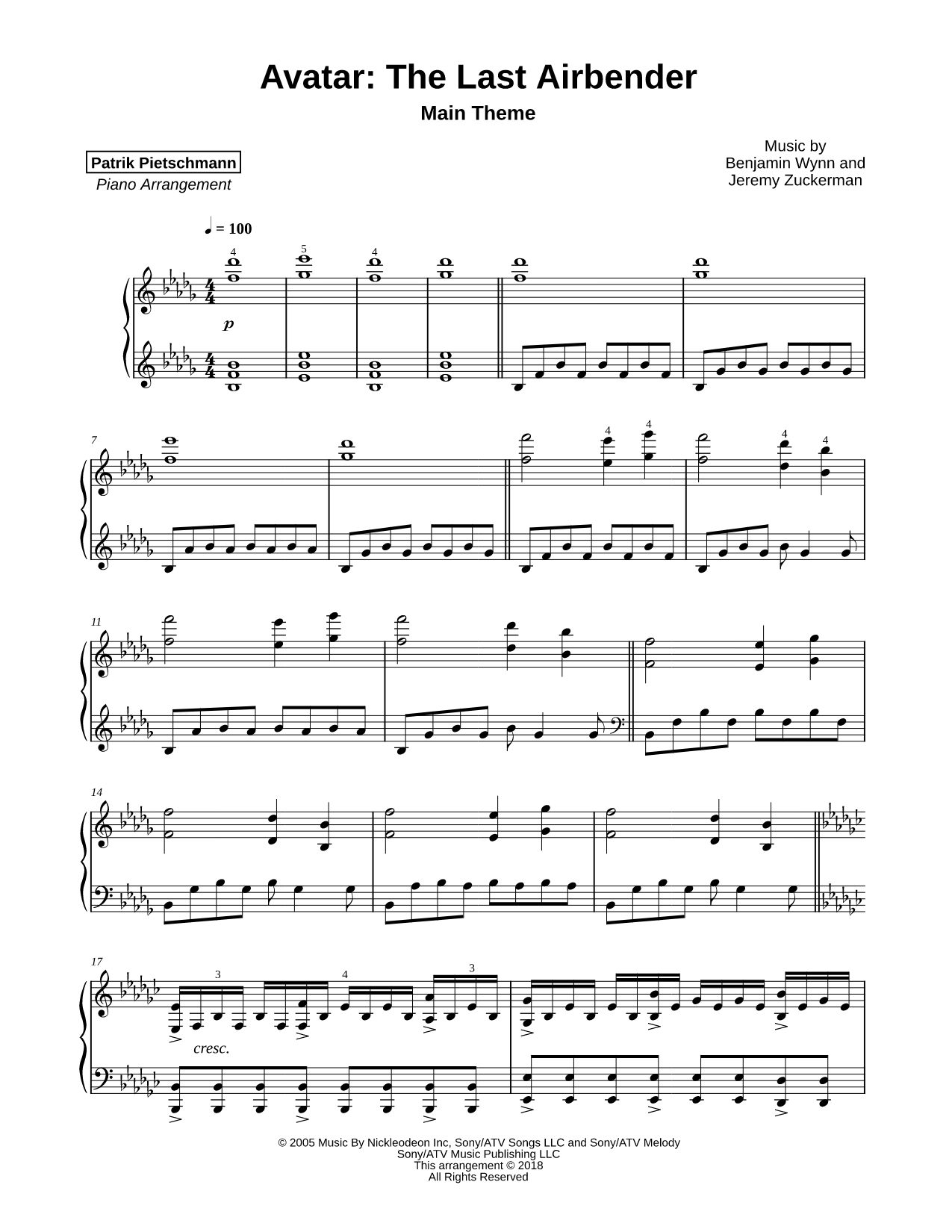 Main Theme from Avatar: The Last Airbender