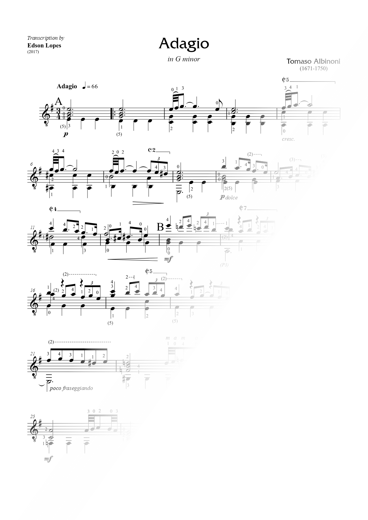 Adagio in G Minor