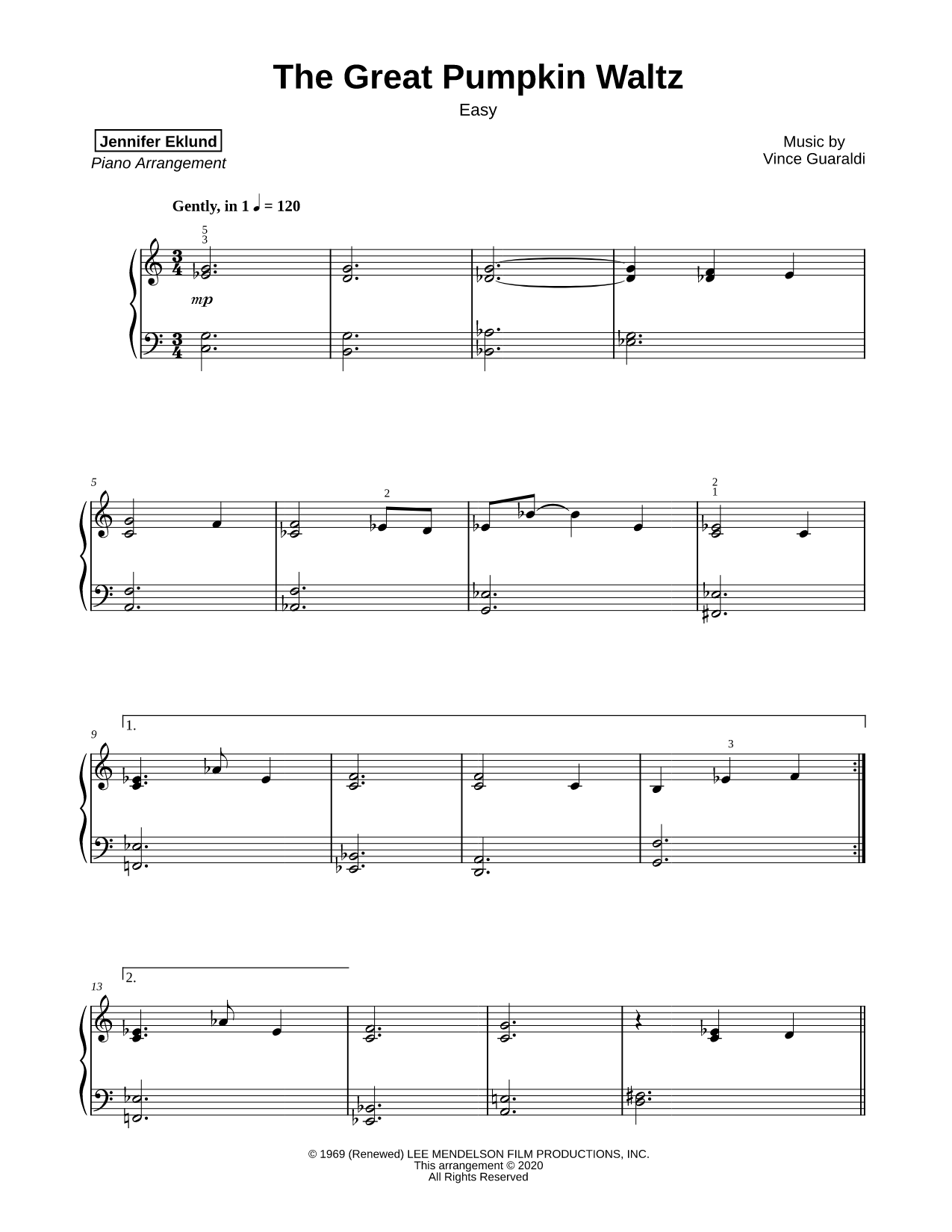 The Great Pumpkin Waltz [easy]