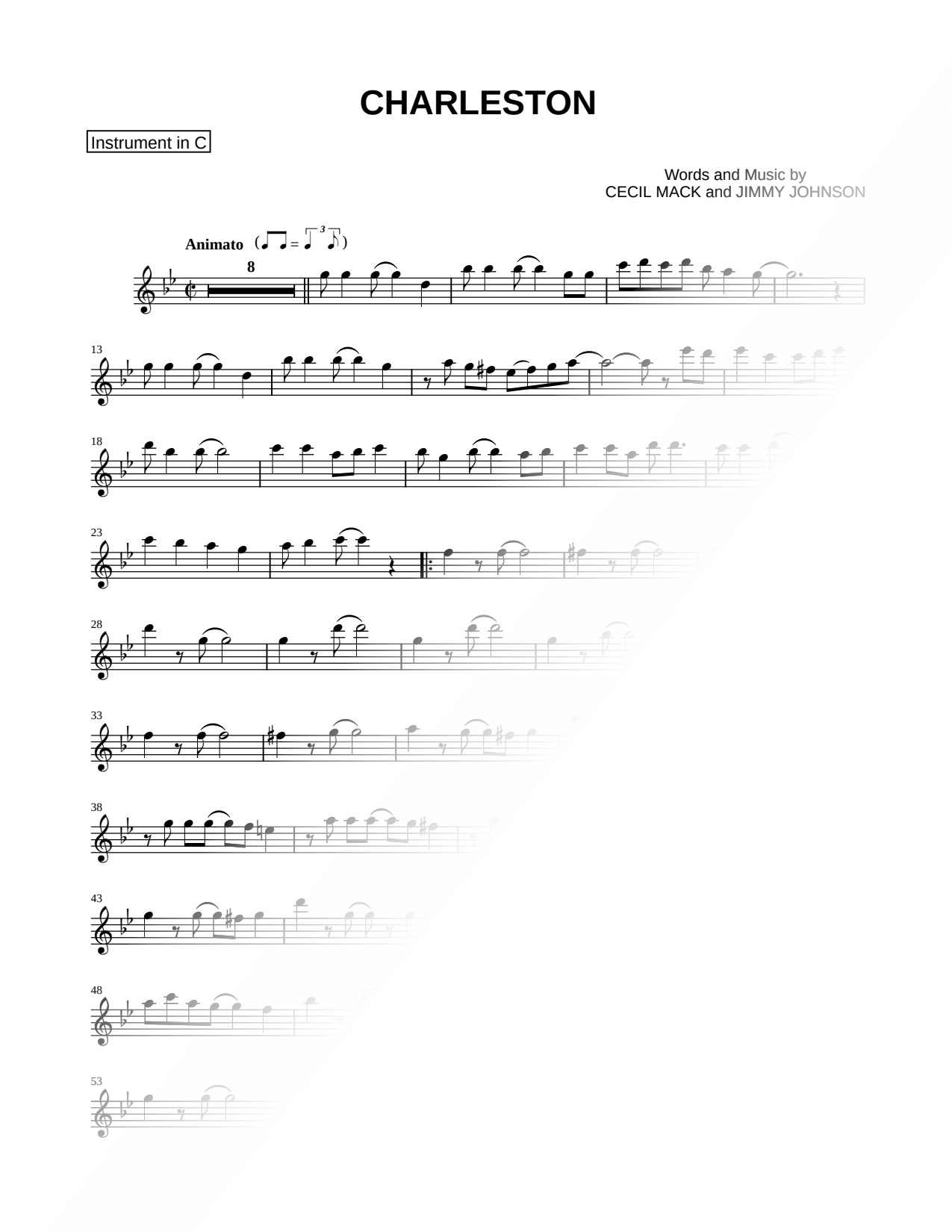 Charleston - C Instrument