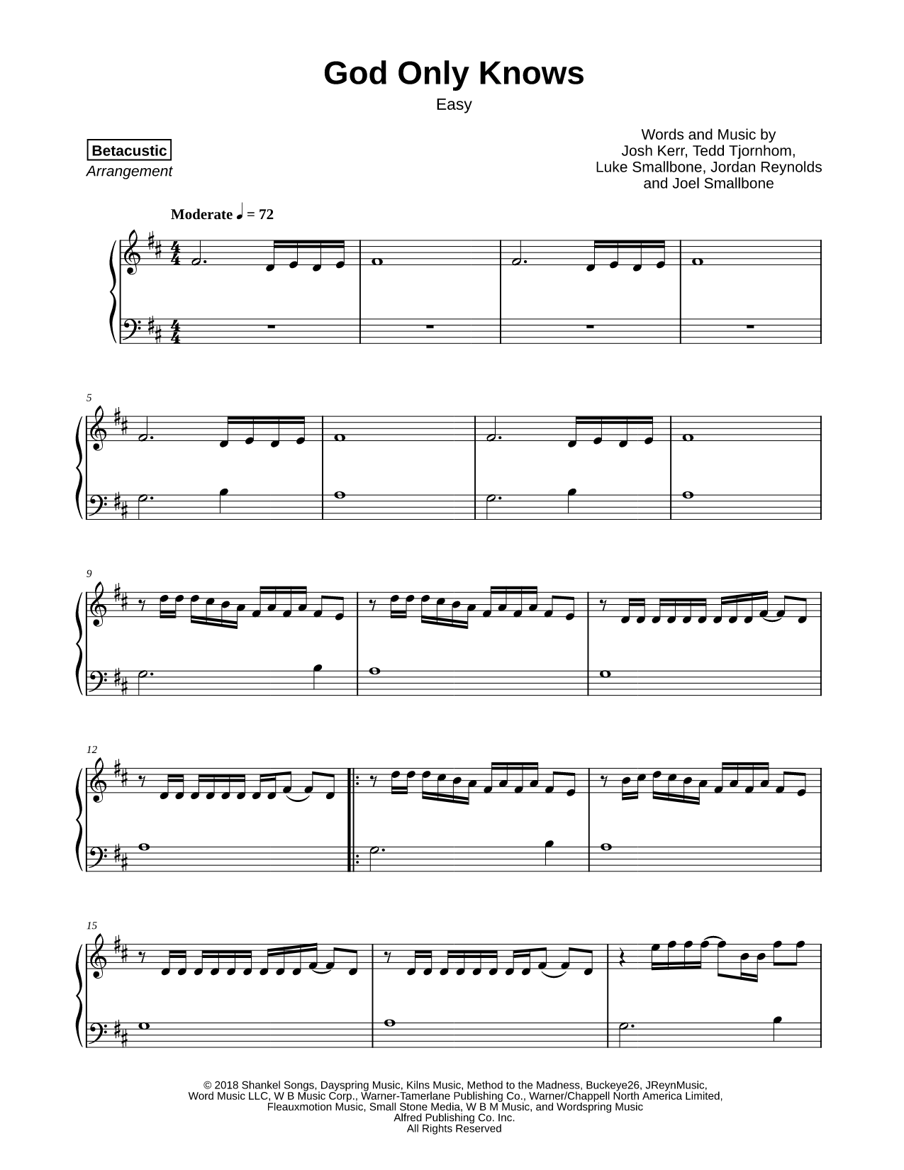 God Only Knows [easy]