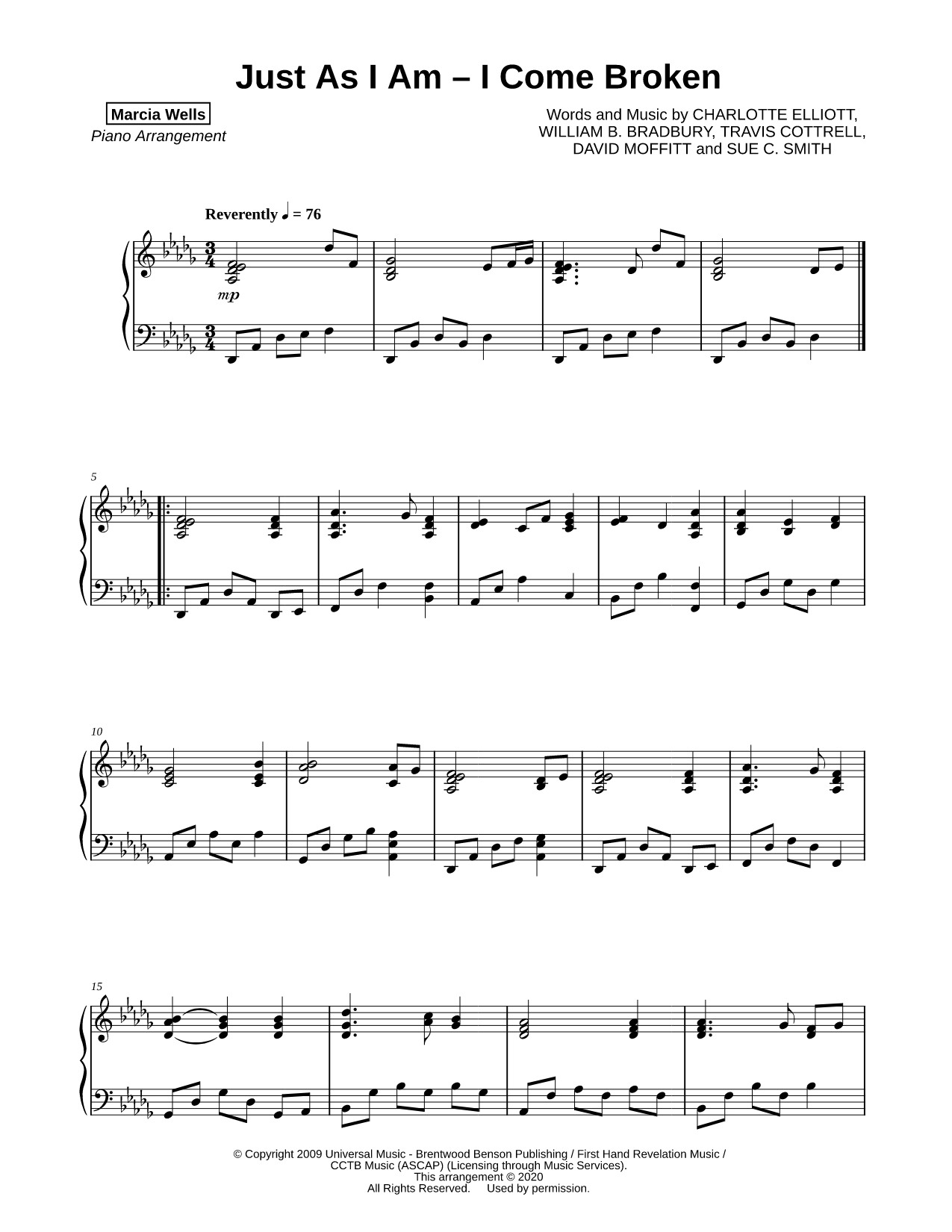Just As I Am - I Come Broken (Travis Cottrell)