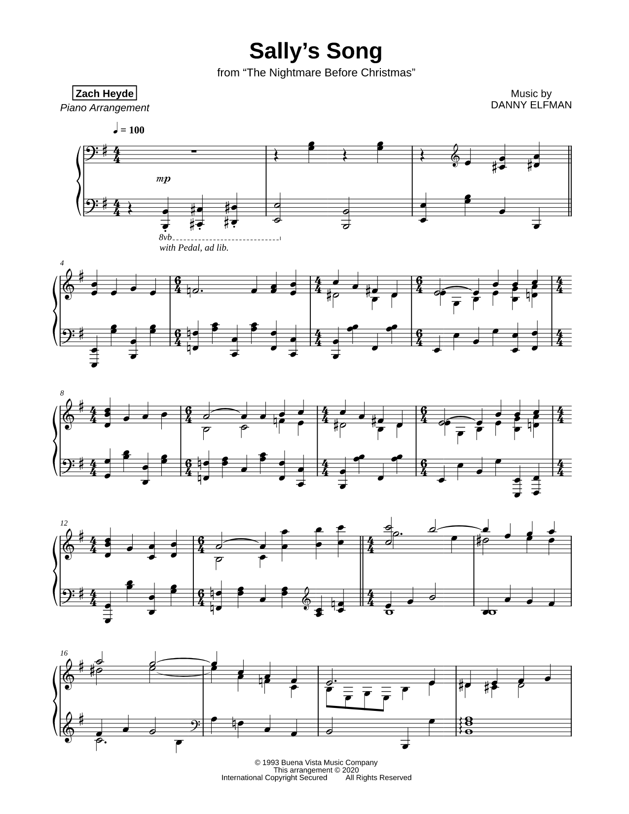 Sally's Song