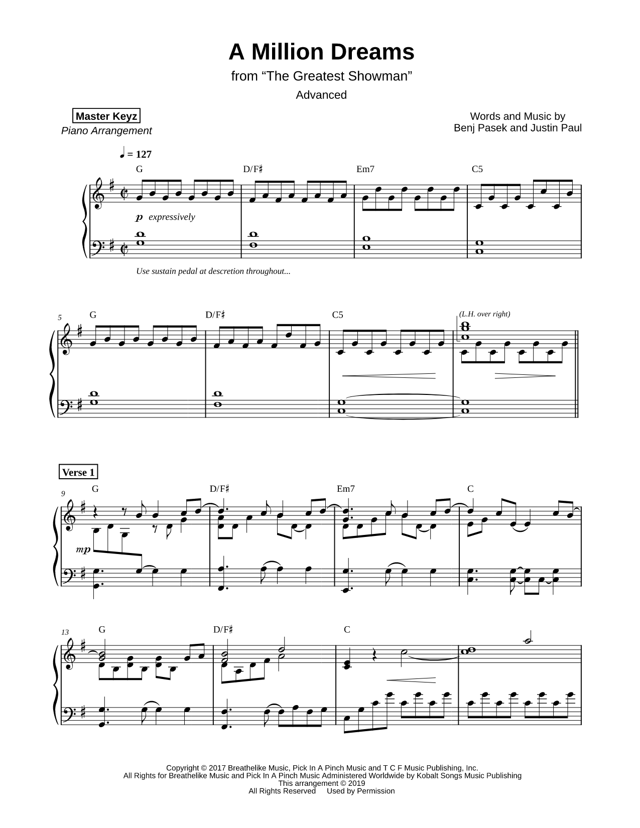 A Million Dreams [advanced]