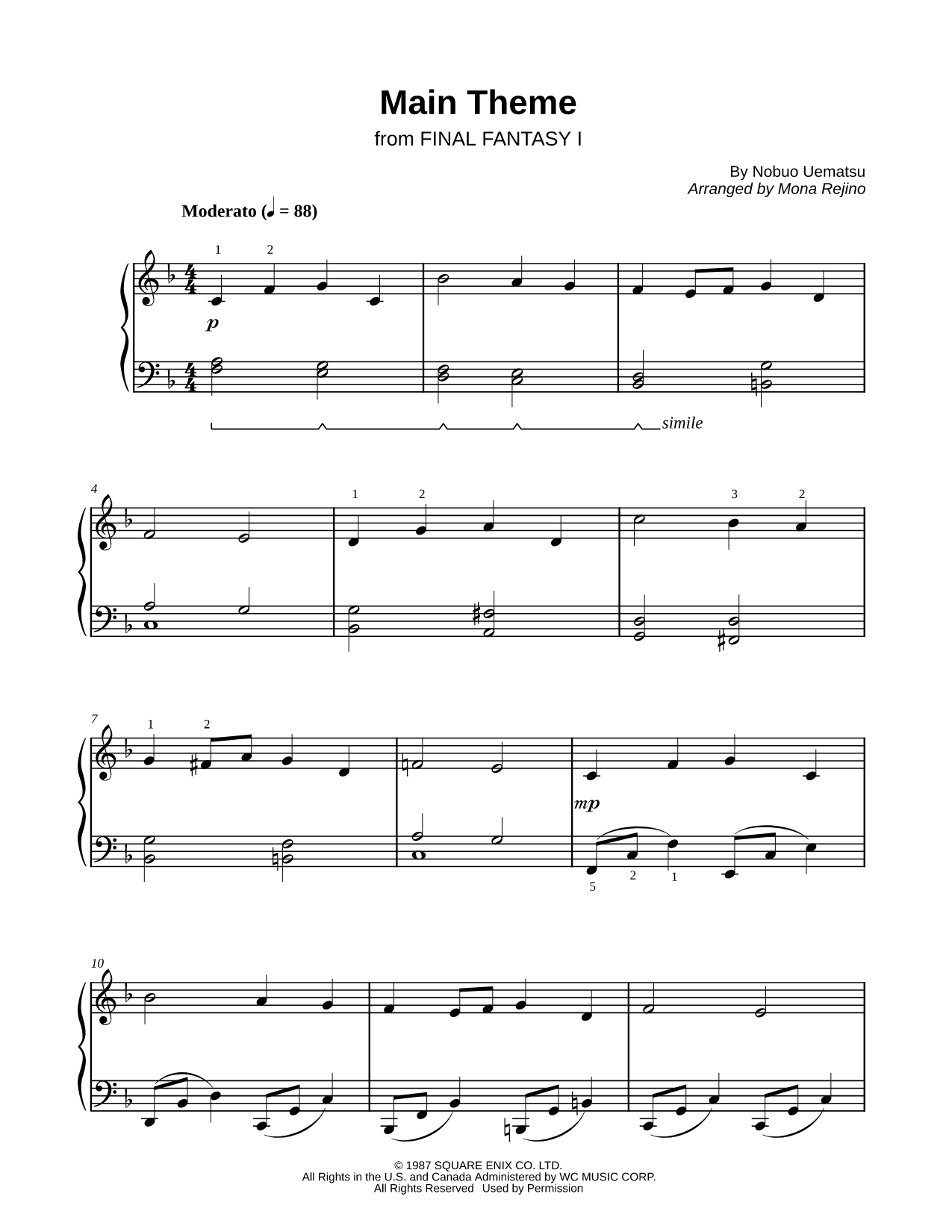 Final Fantasy: Main Theme