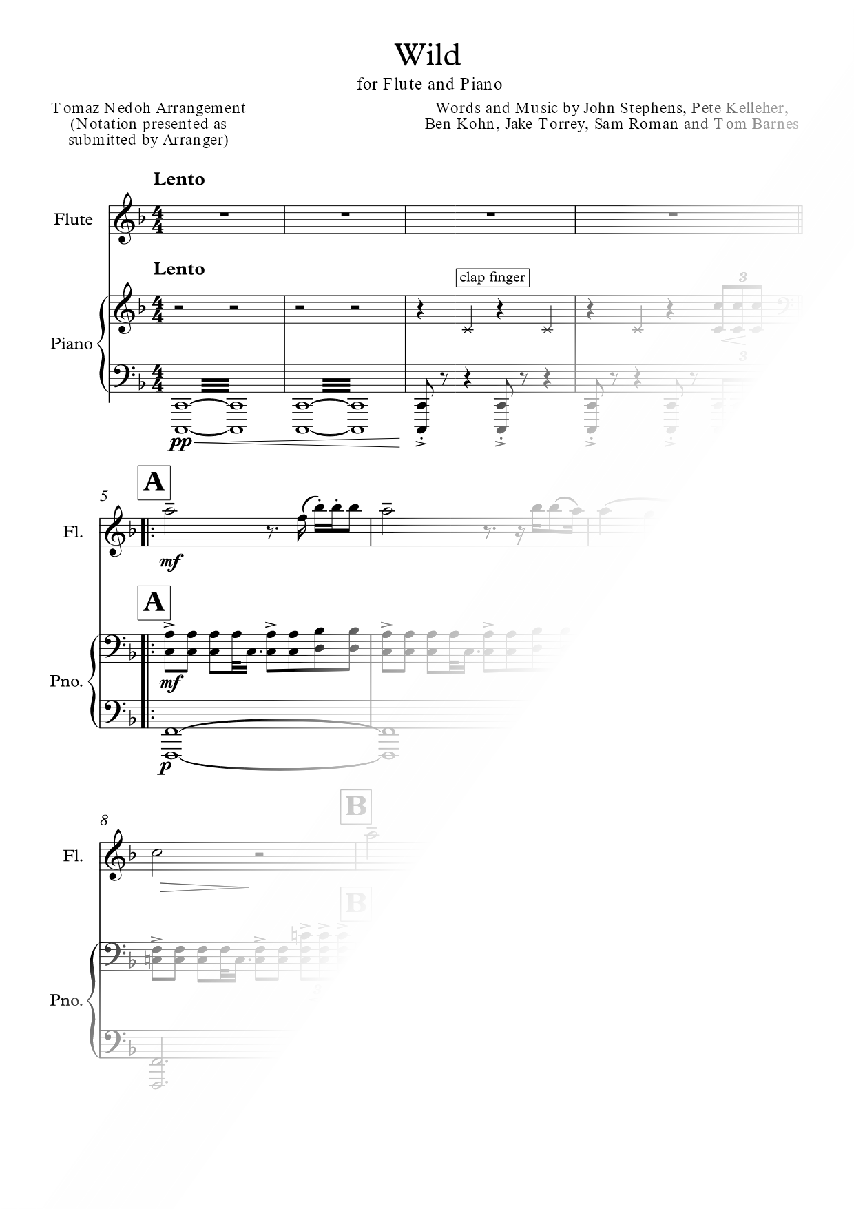 Wild - Flute & Piano