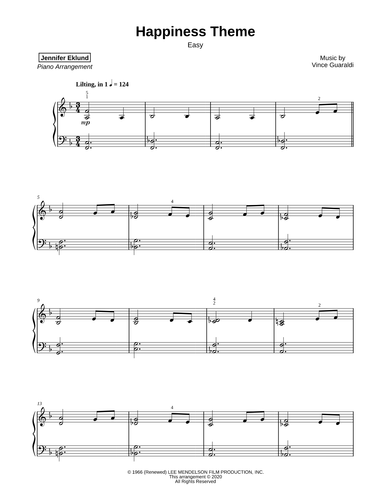 Happiness Theme [easy]