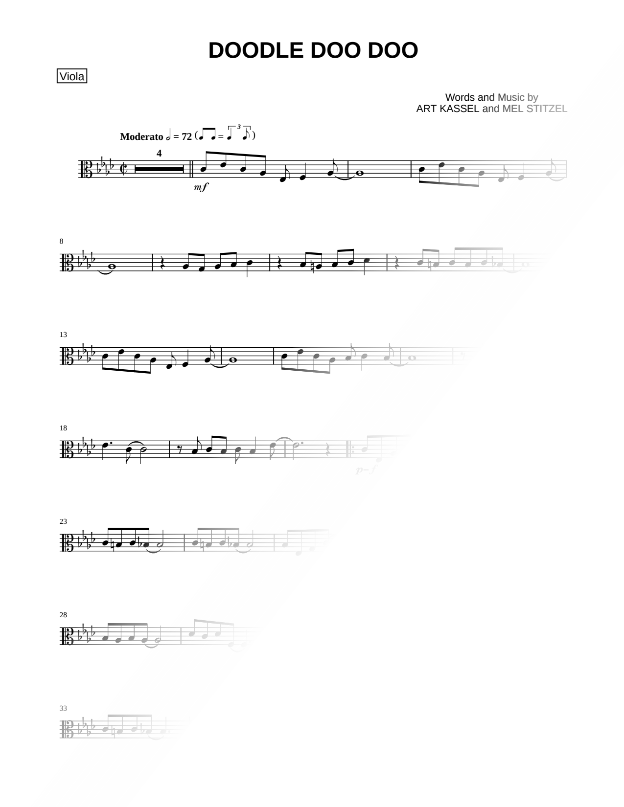Doodle Doo Doo - Viola