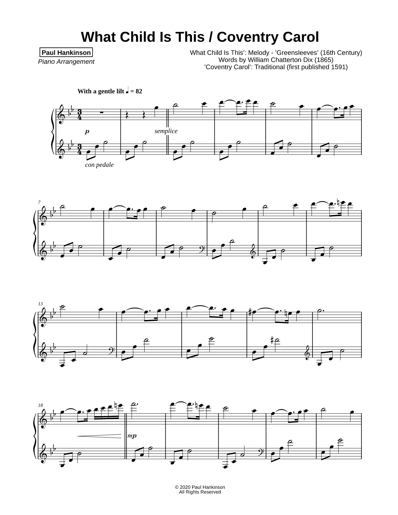 What Child Is This / Coventry Carol
