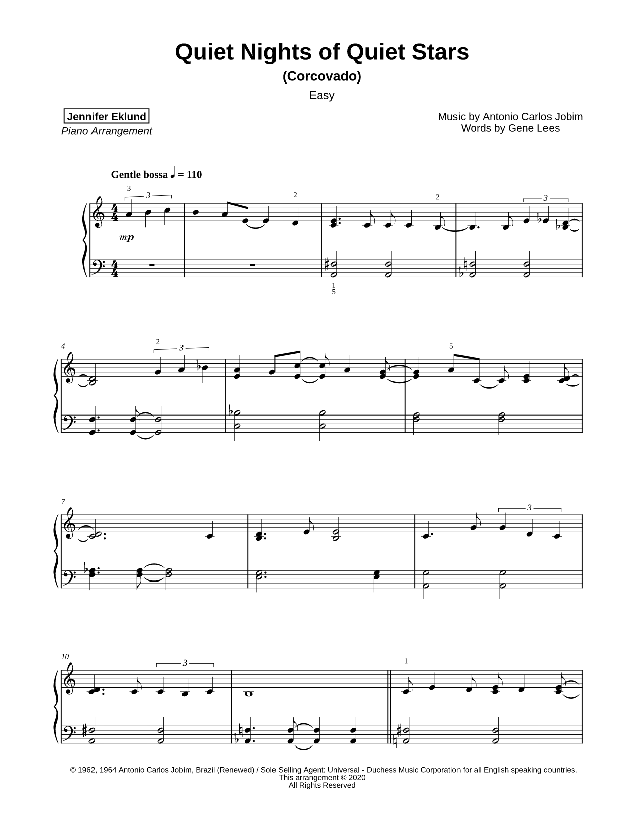 Quiet Nights of Quiet Stars [easy]