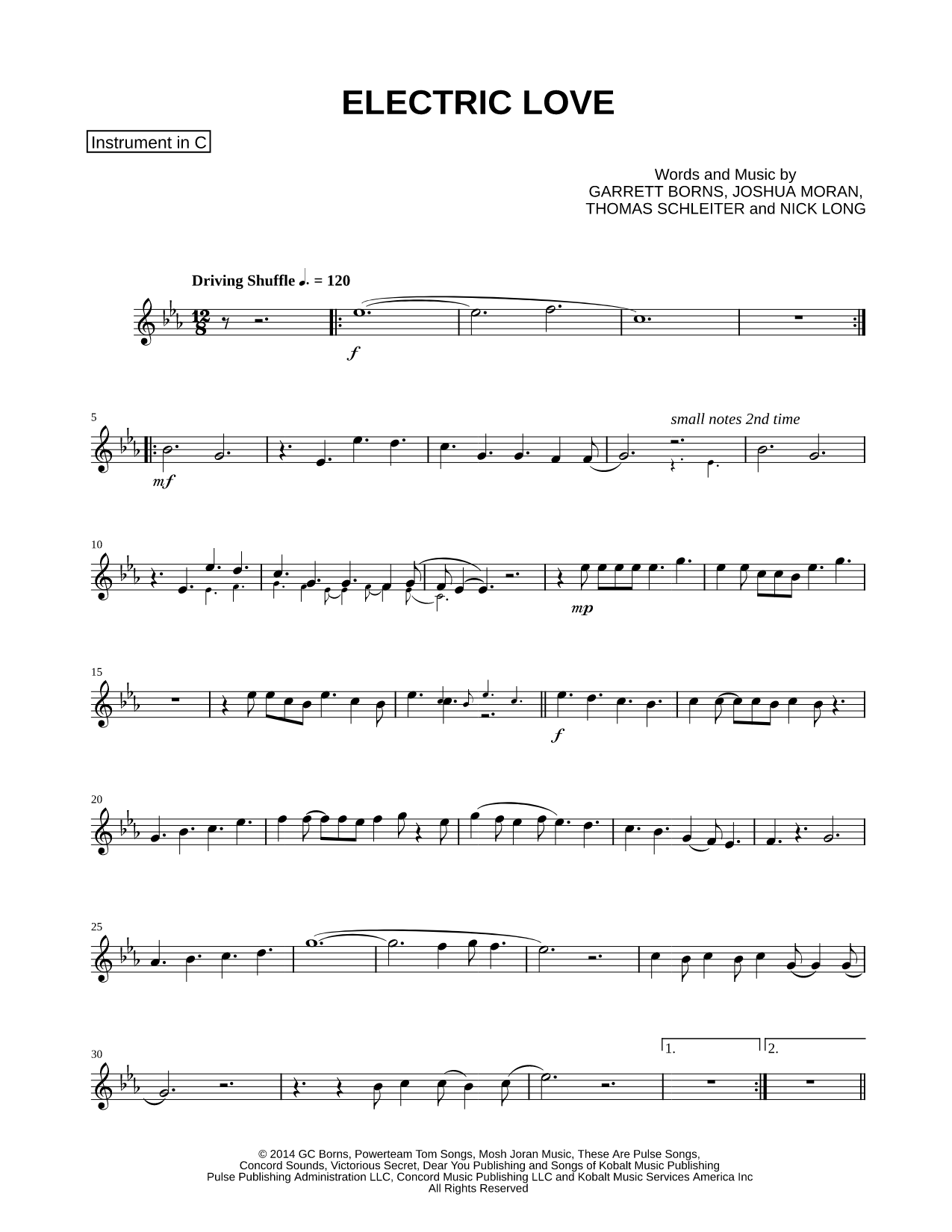 Electric Love - C Instrument