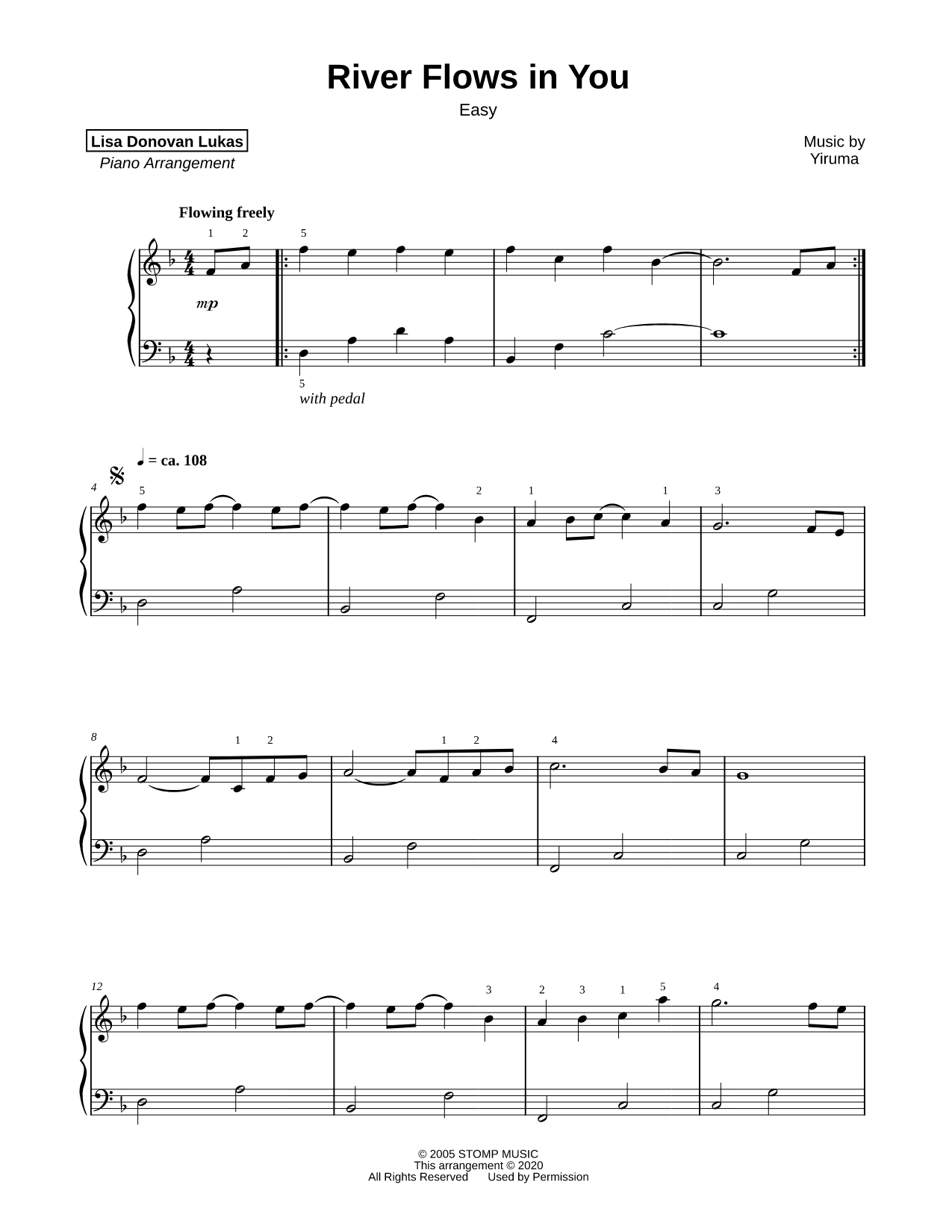 River Flows in You [easy]