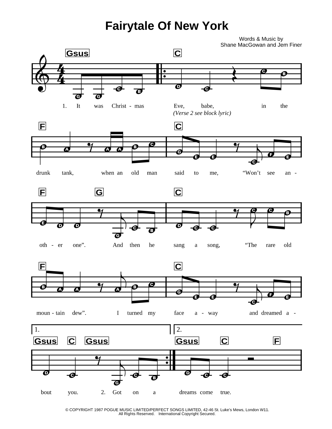 Fairytale of New York