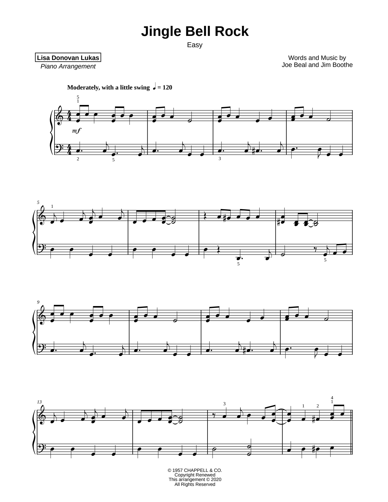 Jingle Bell Rock [easy]