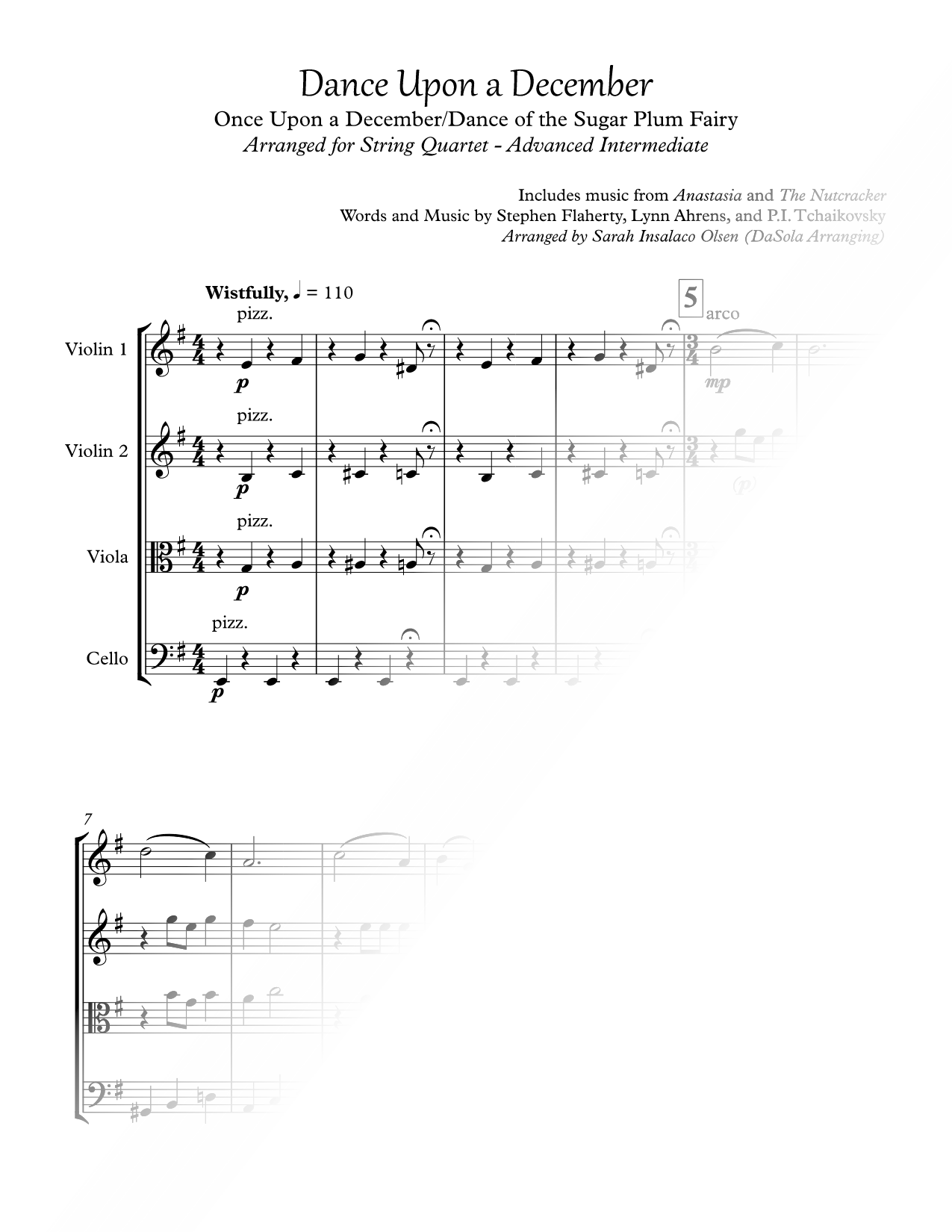 Dance Upon a December / Dance of the Sugar Plum Fairy