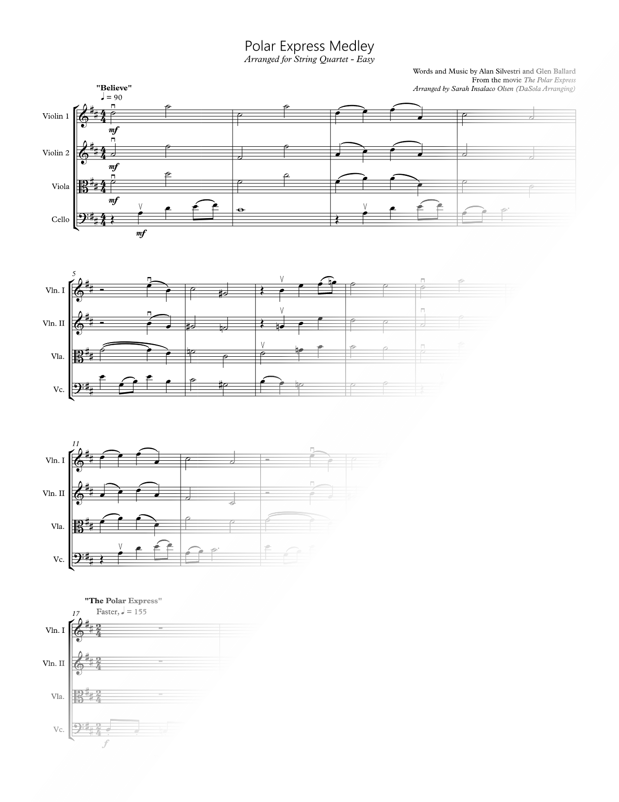 Polar Express Medley
