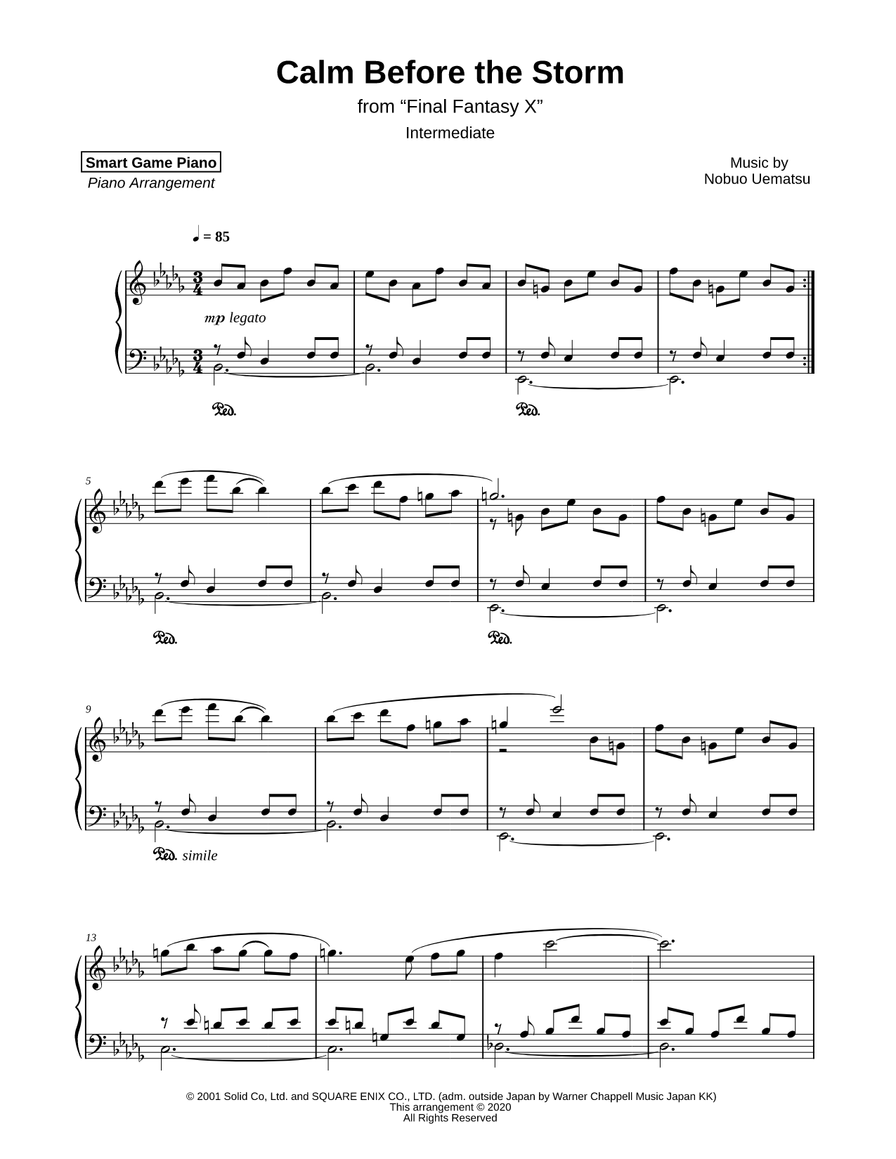 Final Fantasy X Sheet Music | Musicnotes
