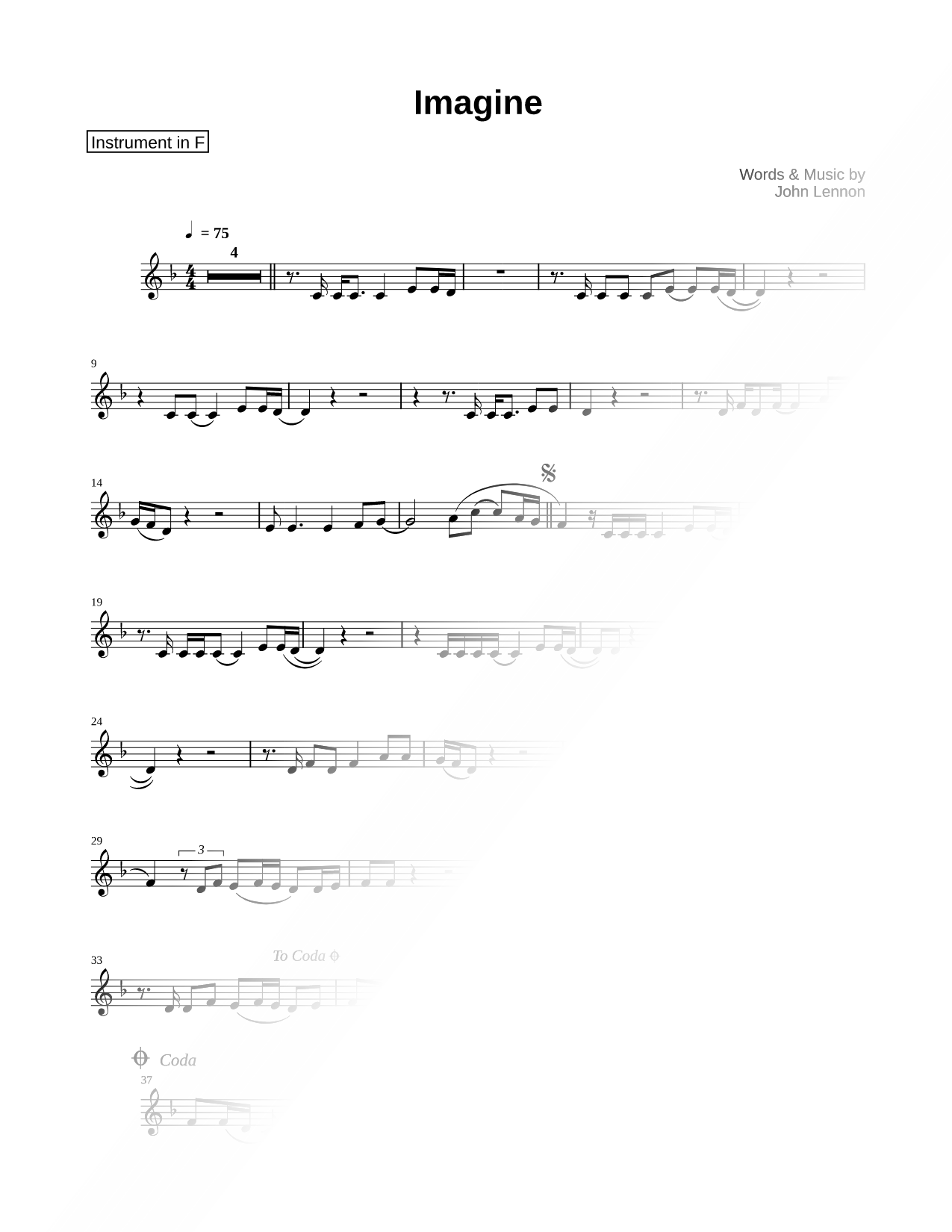 Imagine - F Instrument