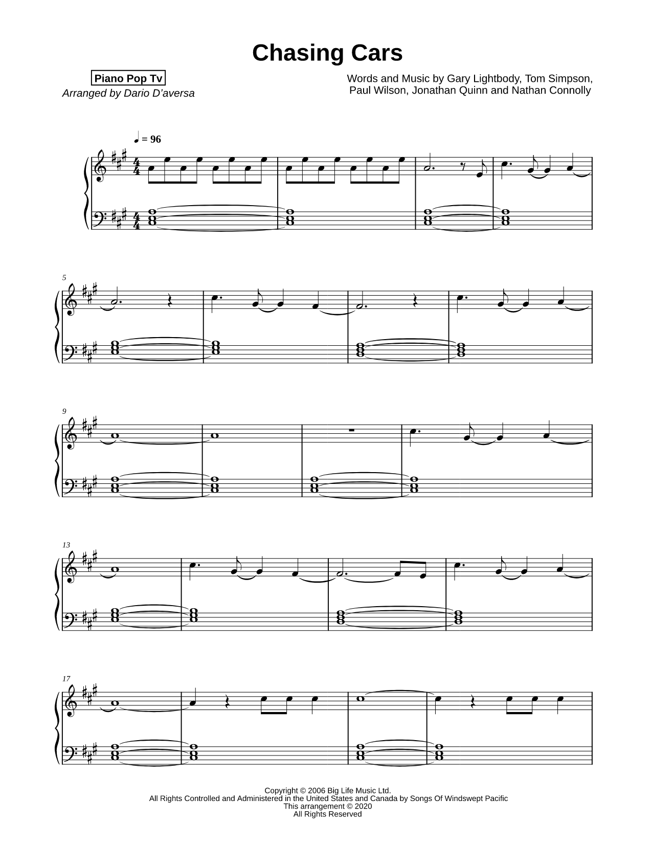 Chasing Cars