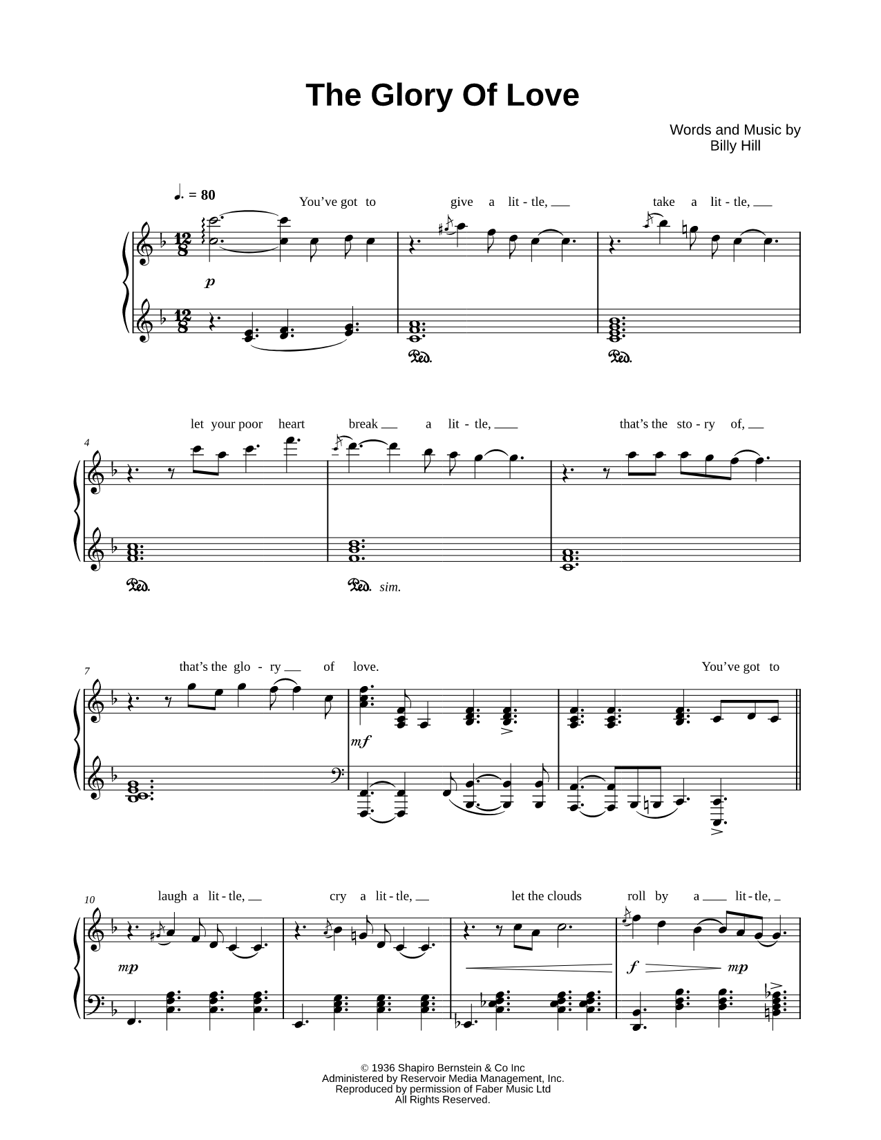 The Glory of Love