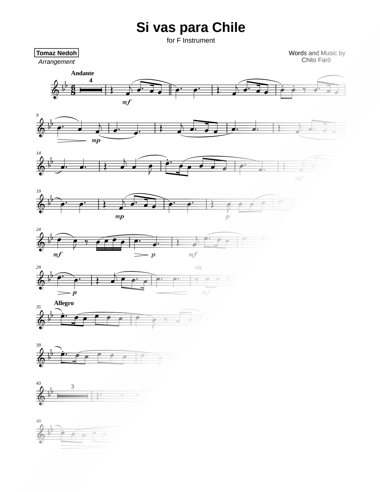 Si vas para Chile - F Instrument