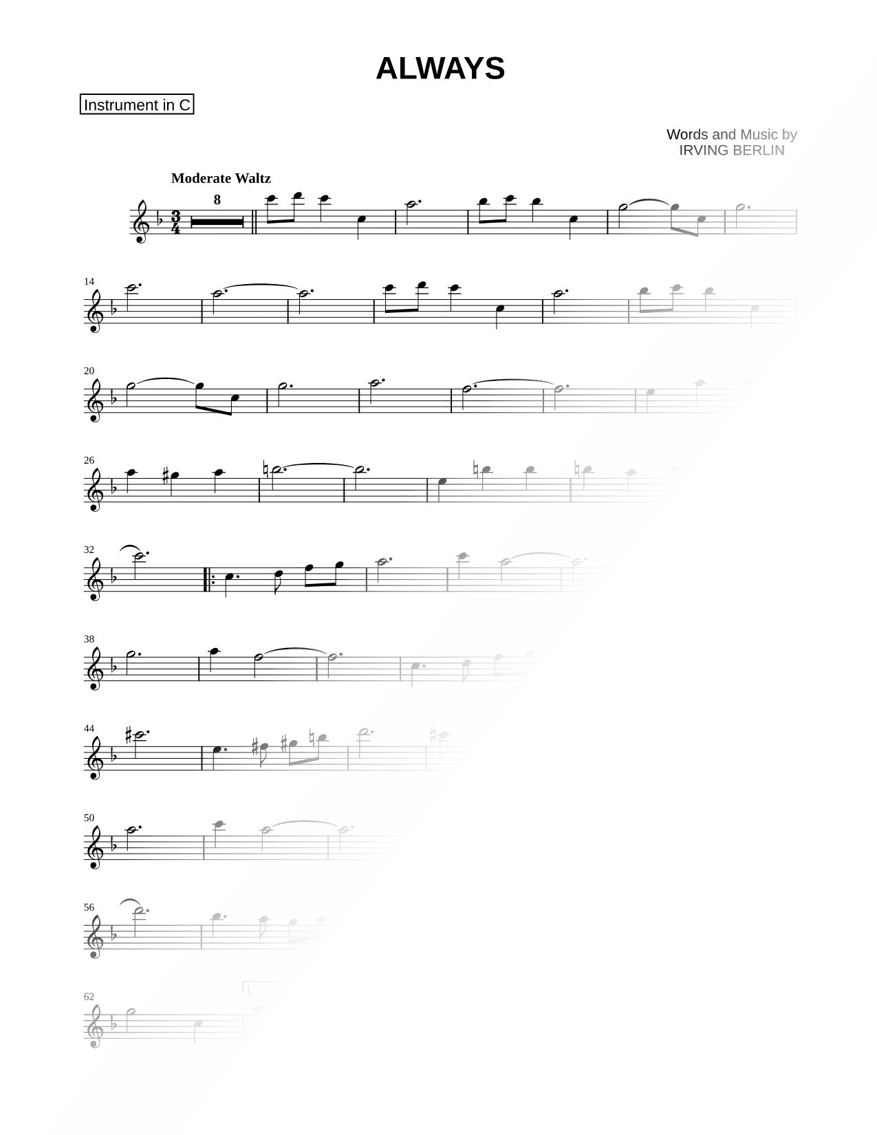 Always - C Instrument