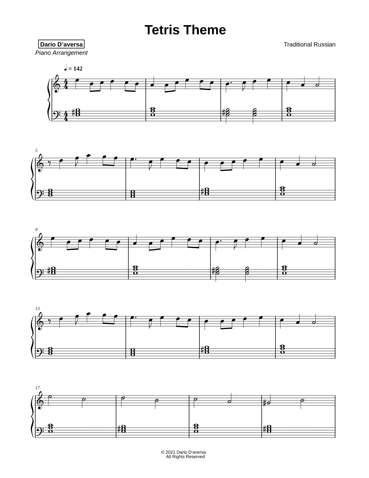 Korobeiniki (Tetris Theme)