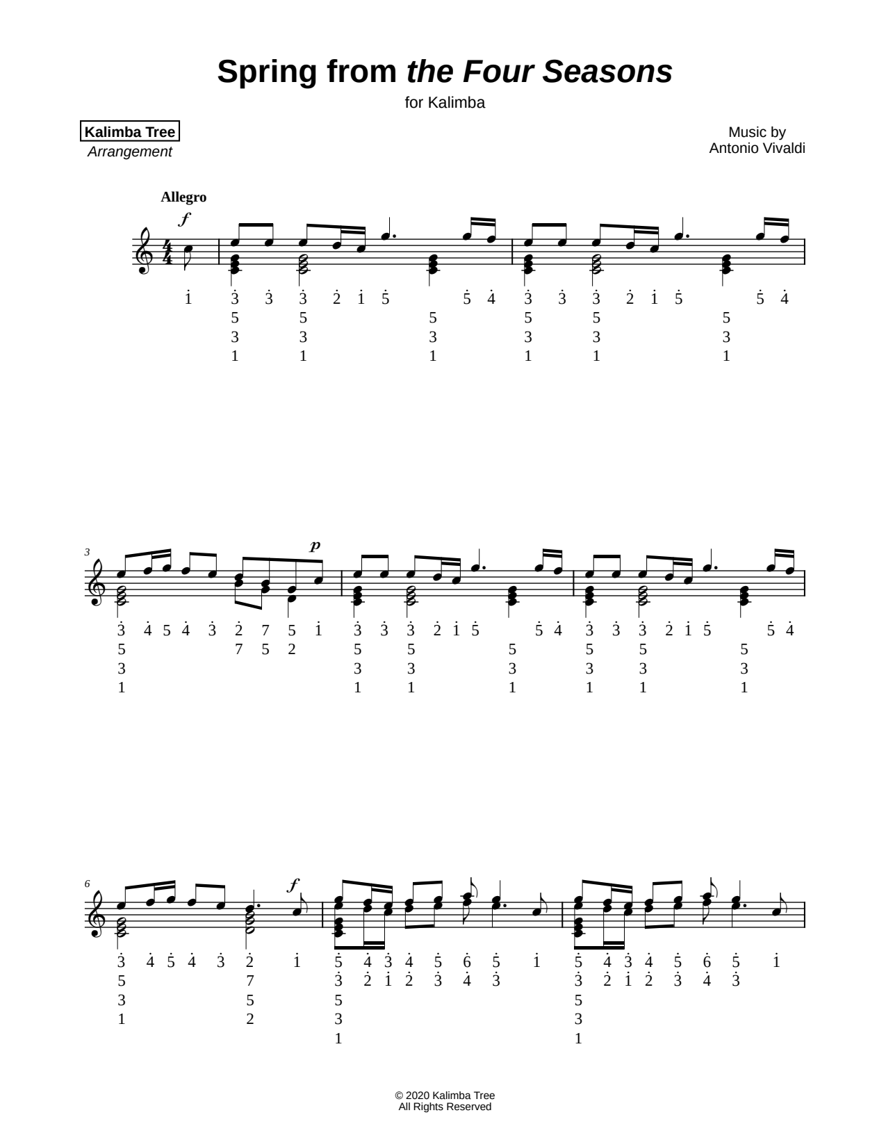 Spring from the Four Seasons - Allegro