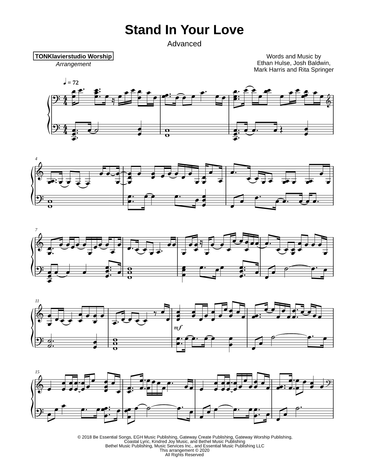 Stand in Your Love [advanced]