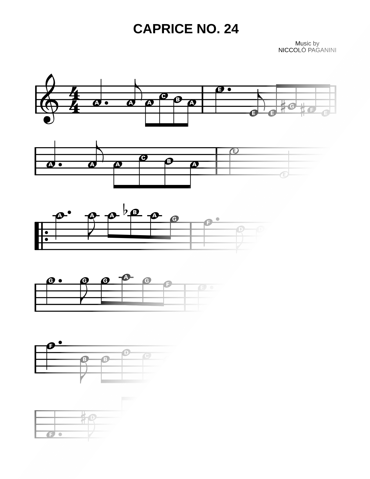 Caprice No. 24 [excerpt]