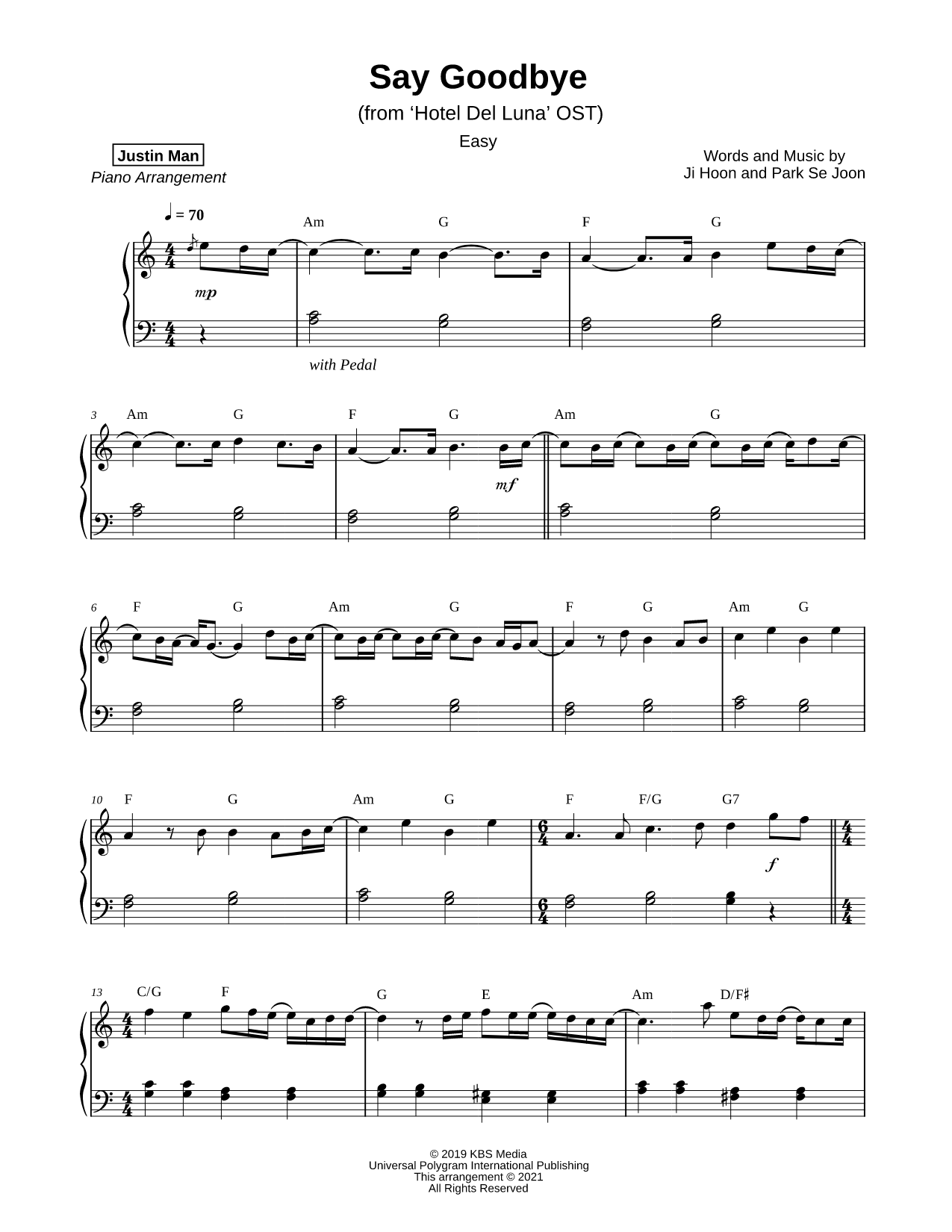 Say Goodbye [easy]