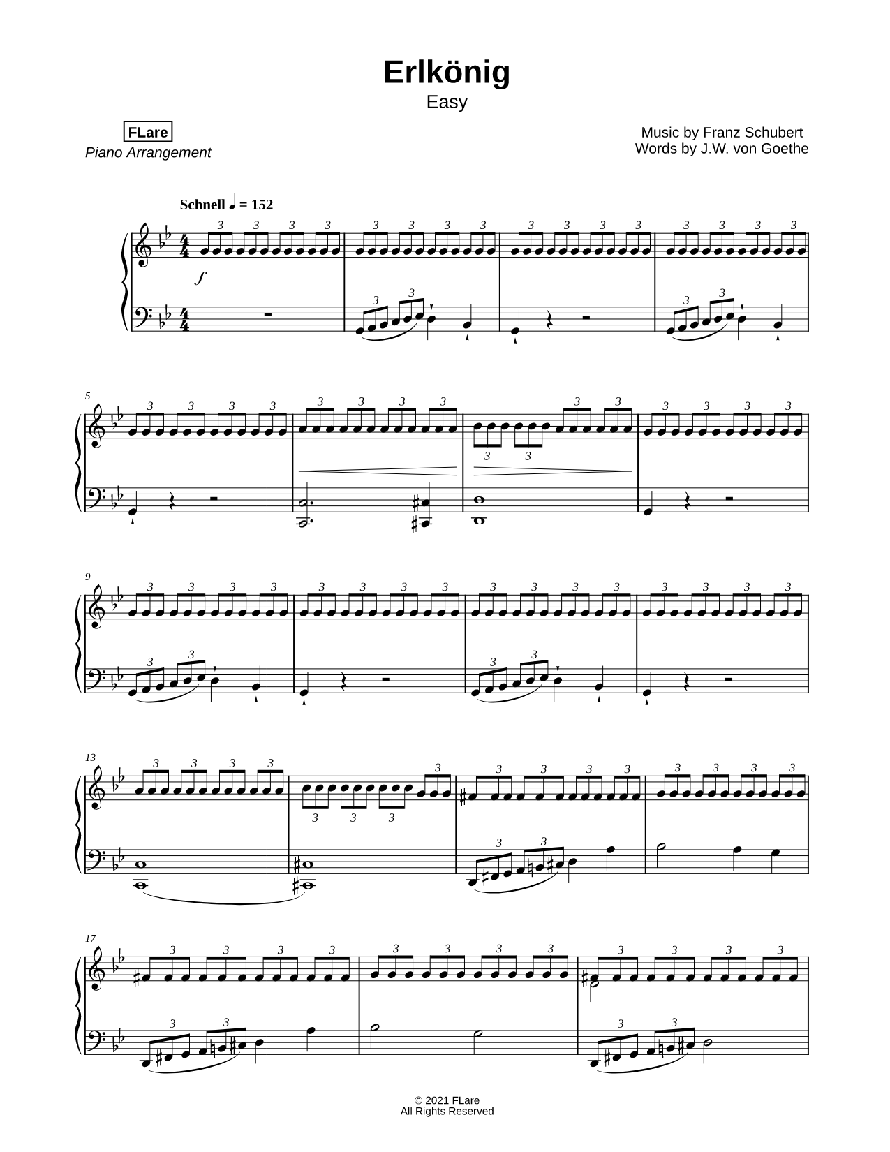 Erlkönig (The Elf King) [easy]