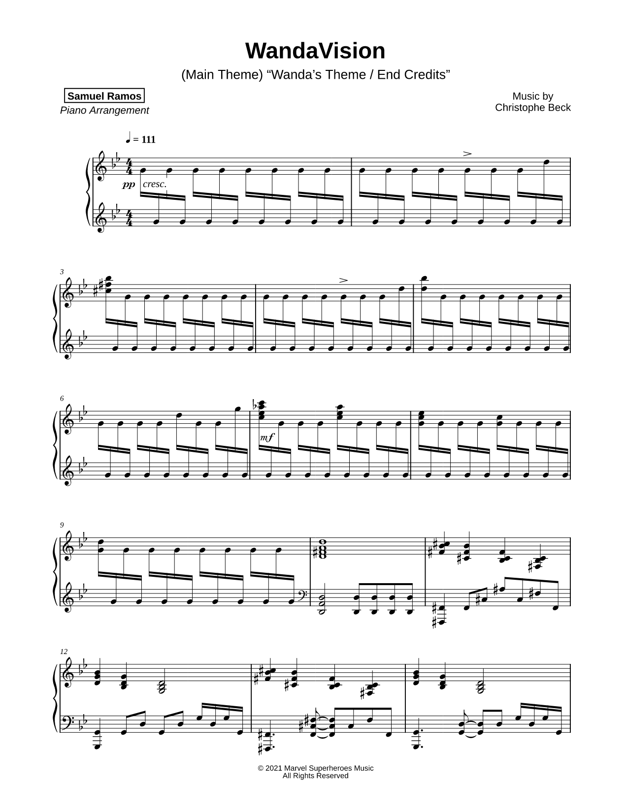 WandaVision Main Theme