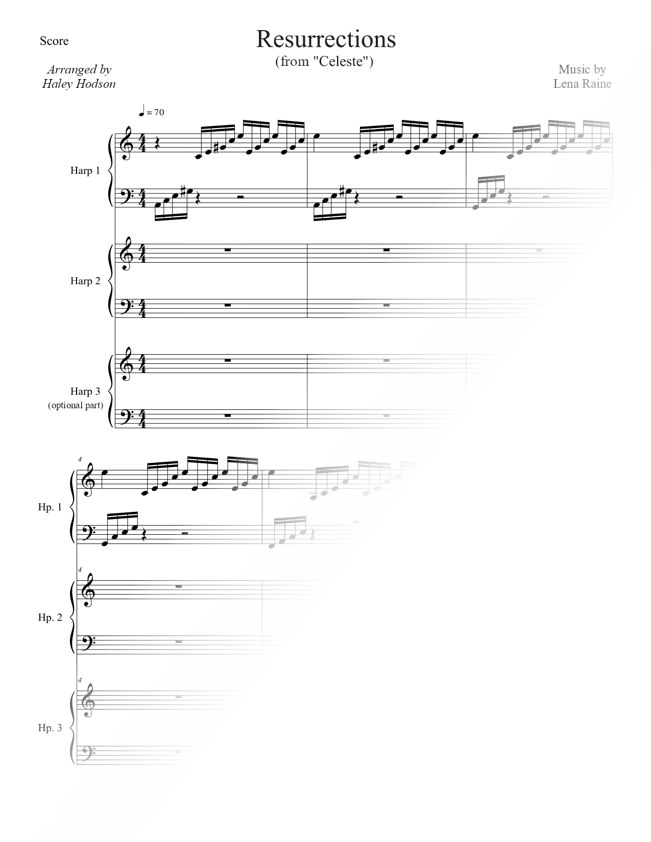 Resurrections - Harp Ensemble