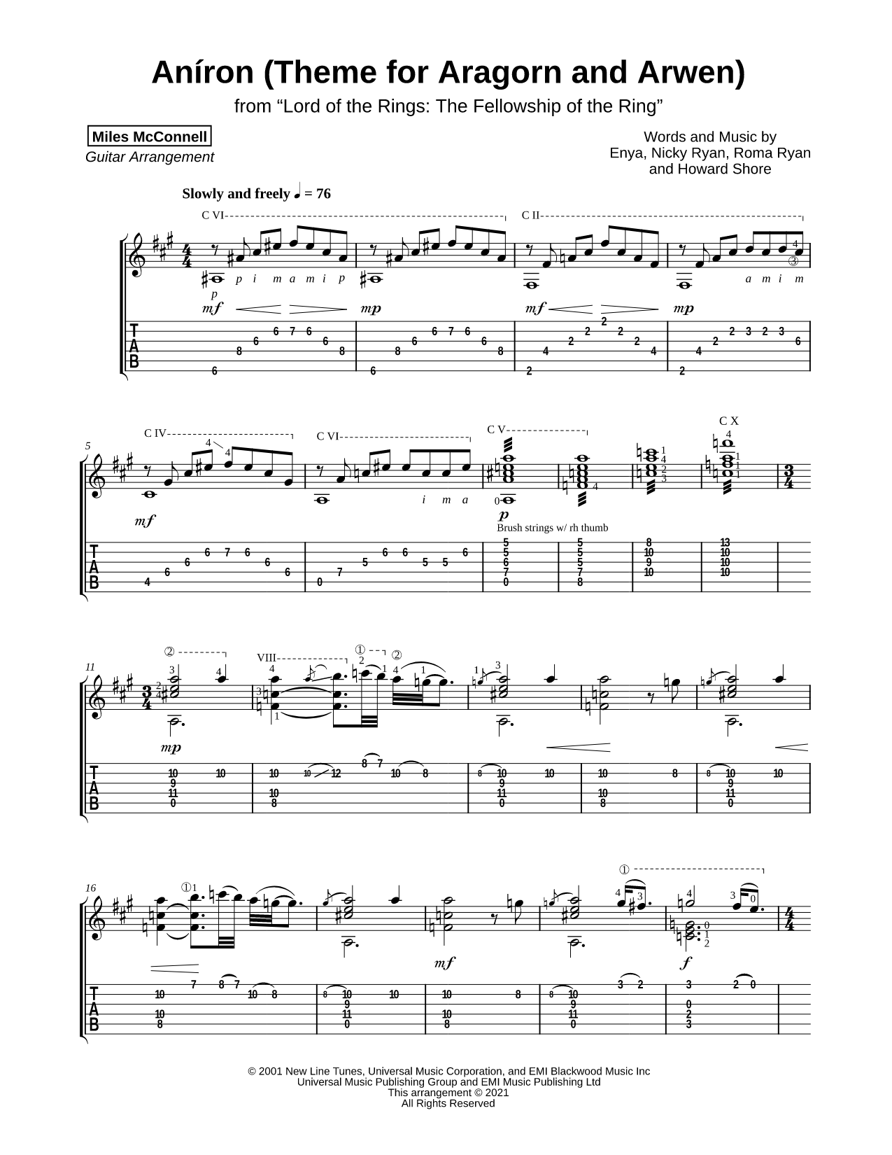 Aníron (Theme for Aragorn and Arwen)