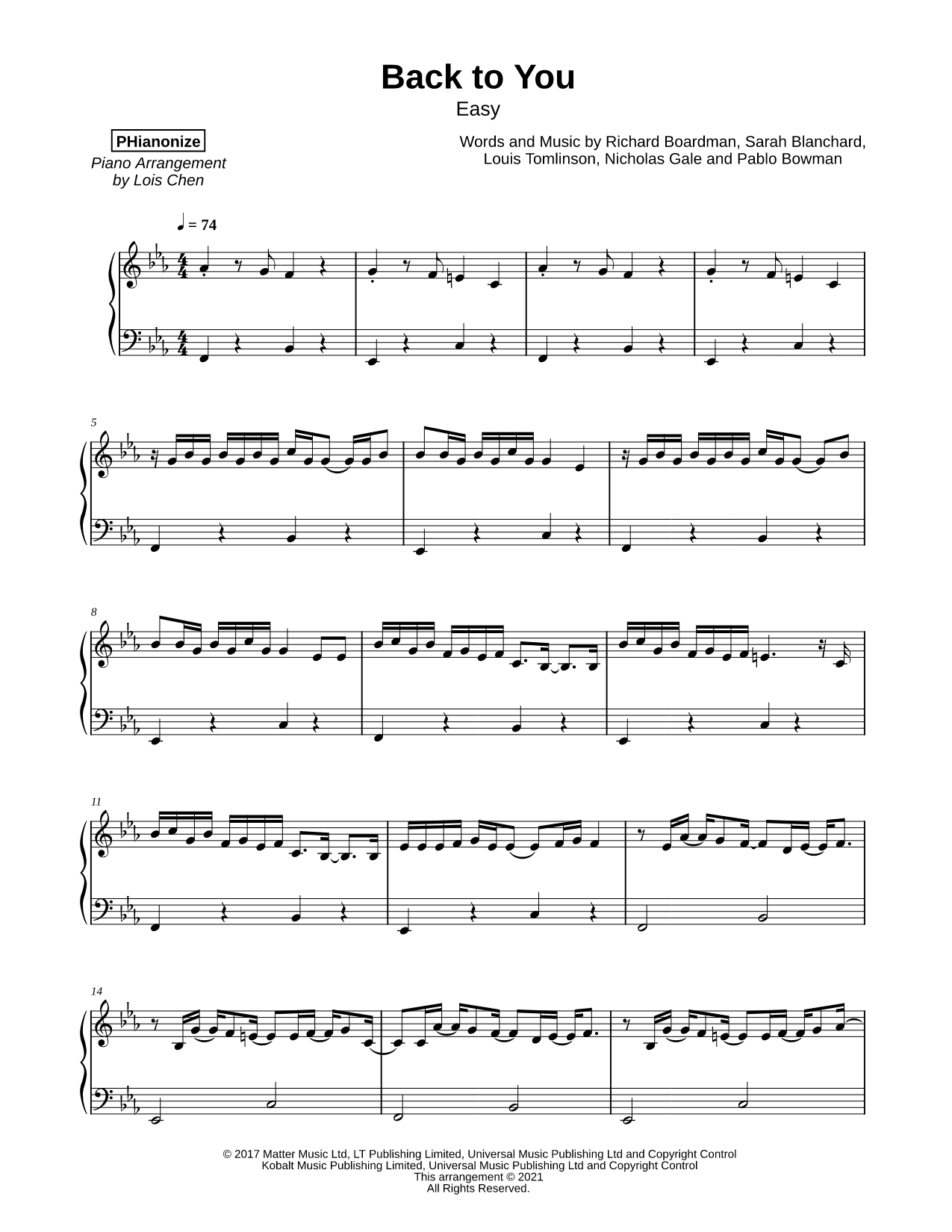 Back to You [easy]