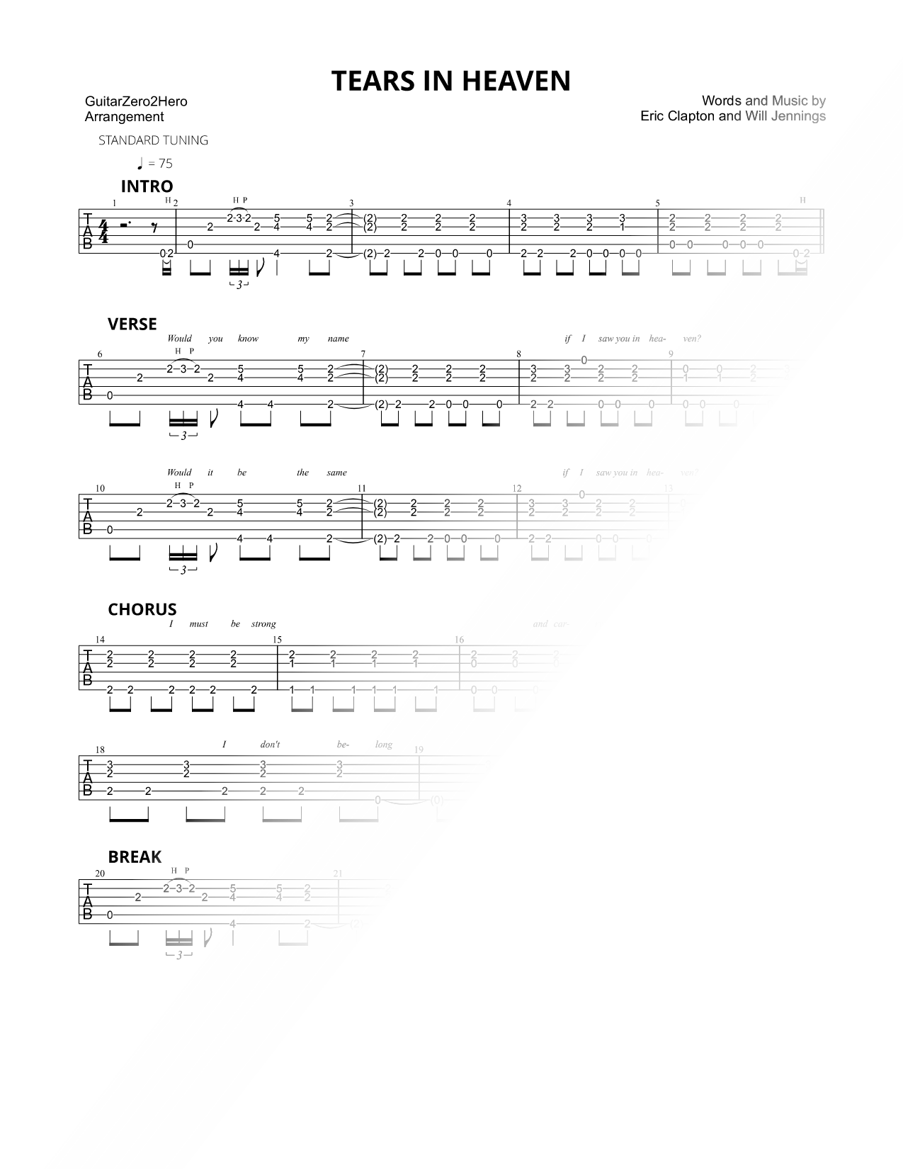 Tears in Heaven