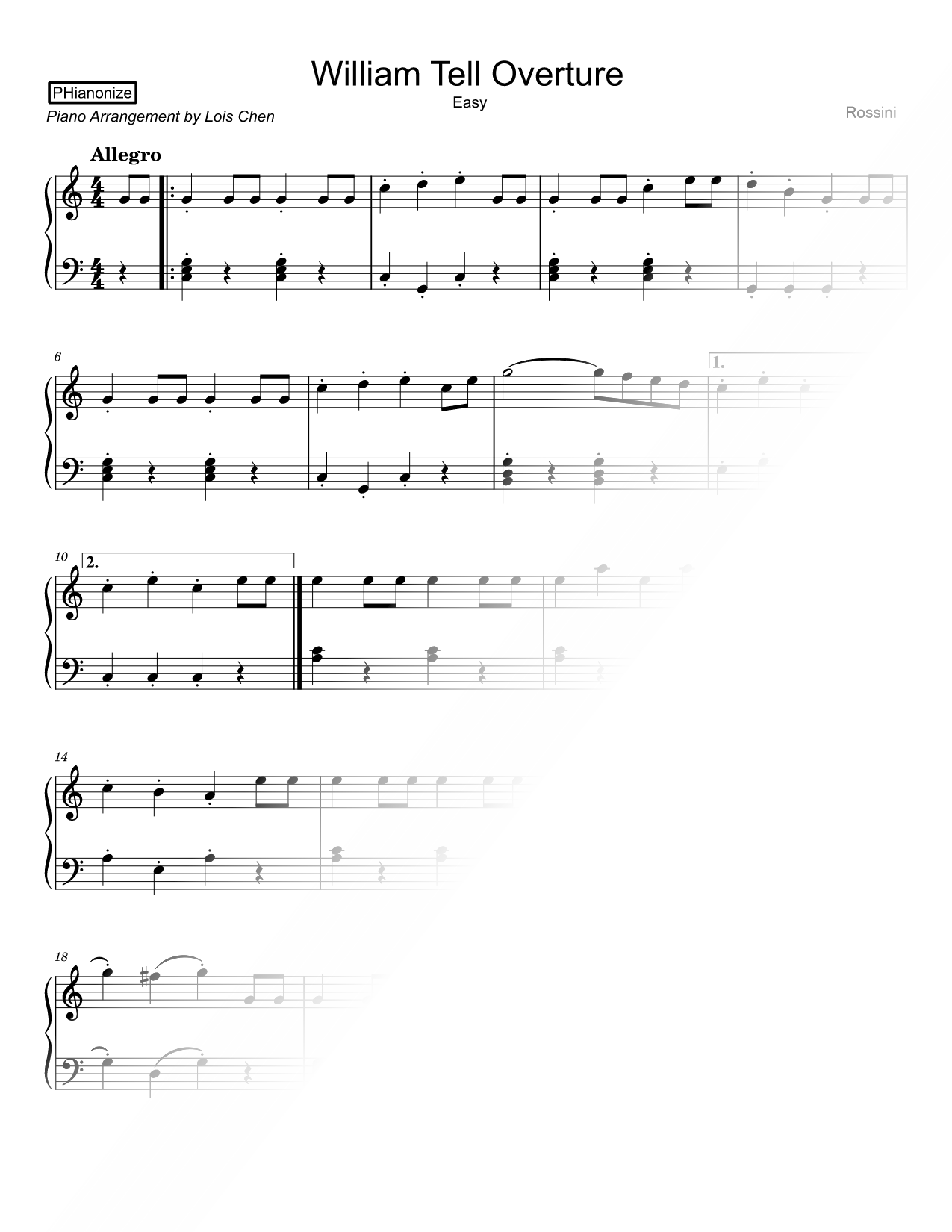 William Tell Overture [easy]