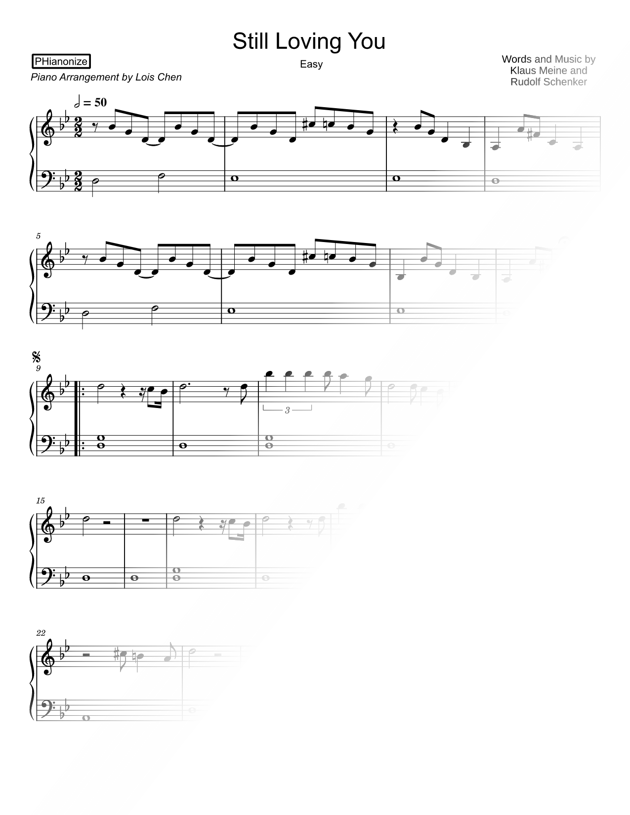 Still Loving You [easy]
