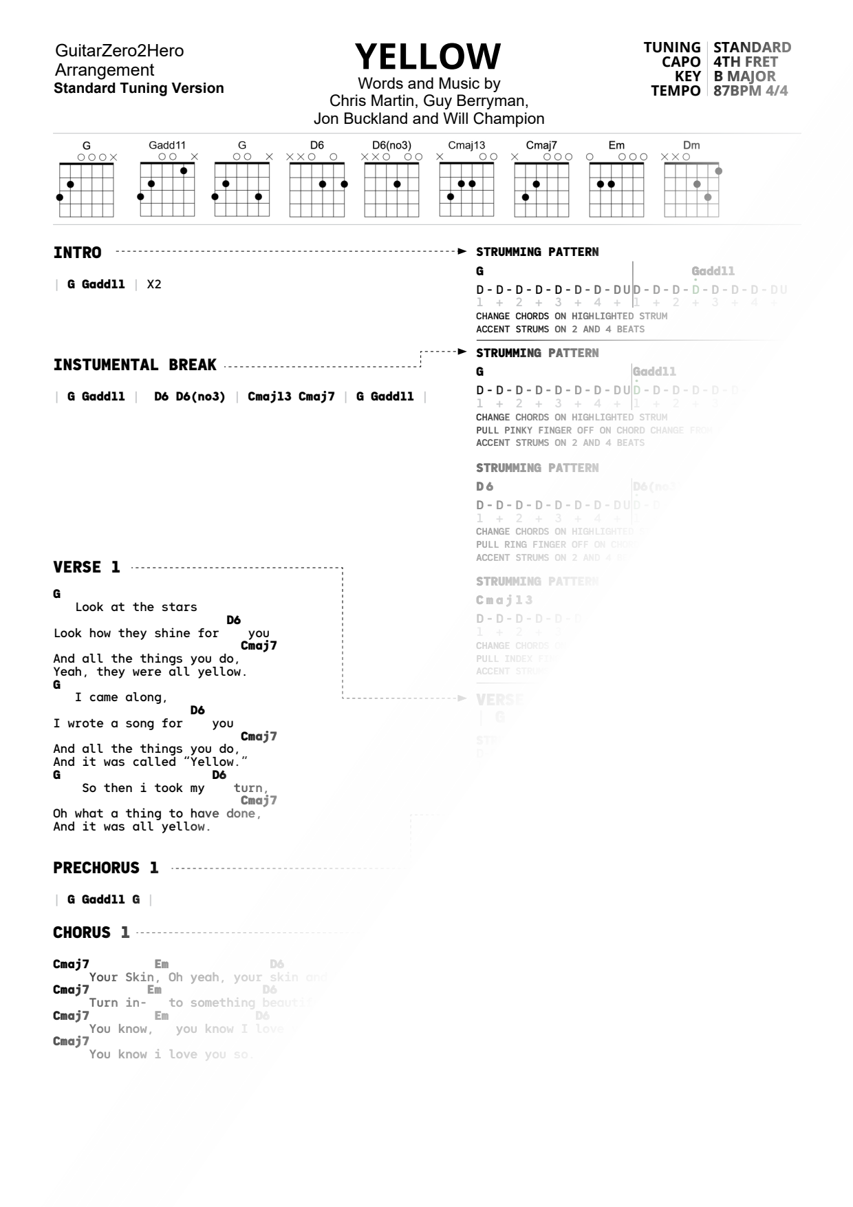 Yellow [standard tuning version]