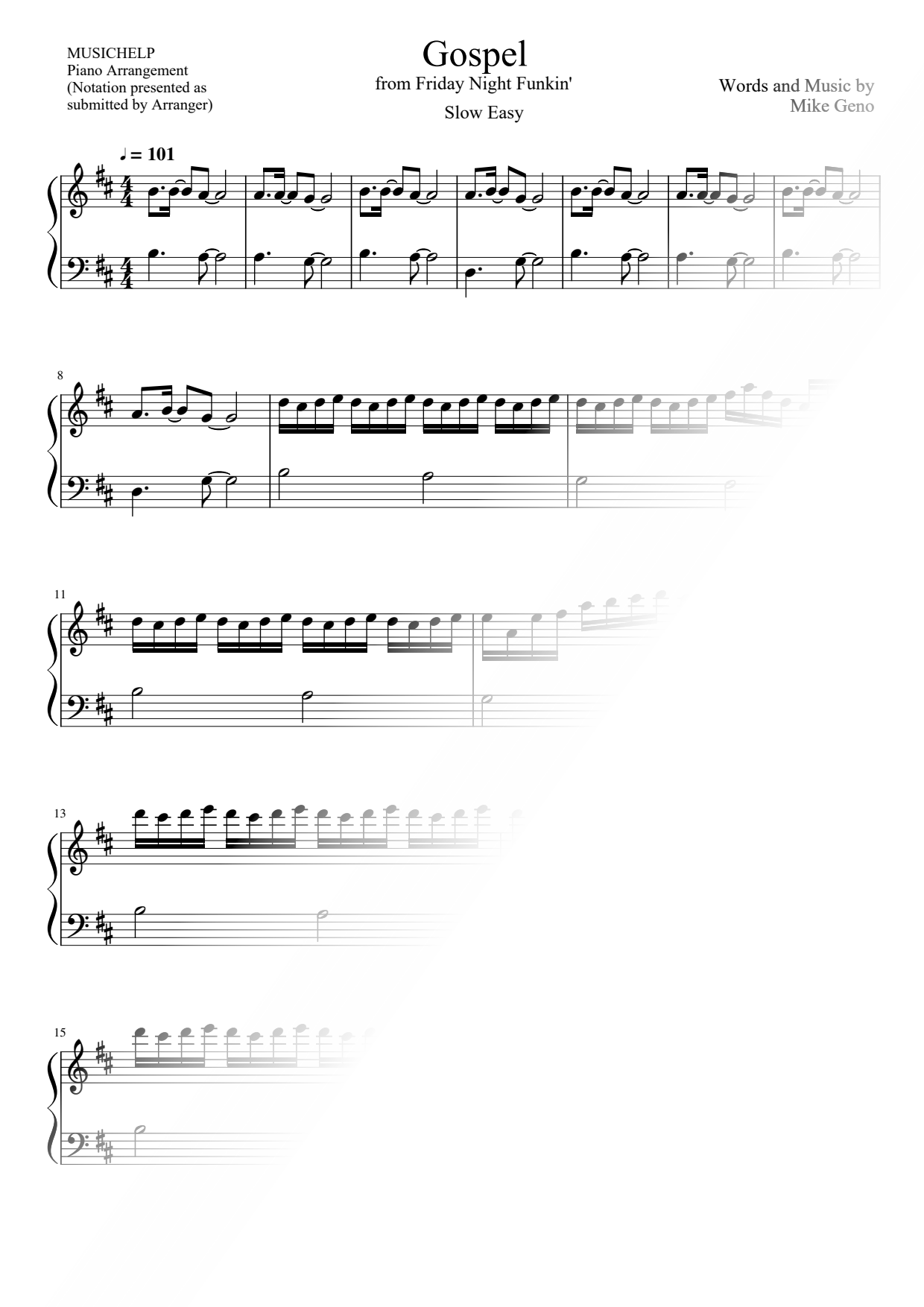 Gospel [slow easy]