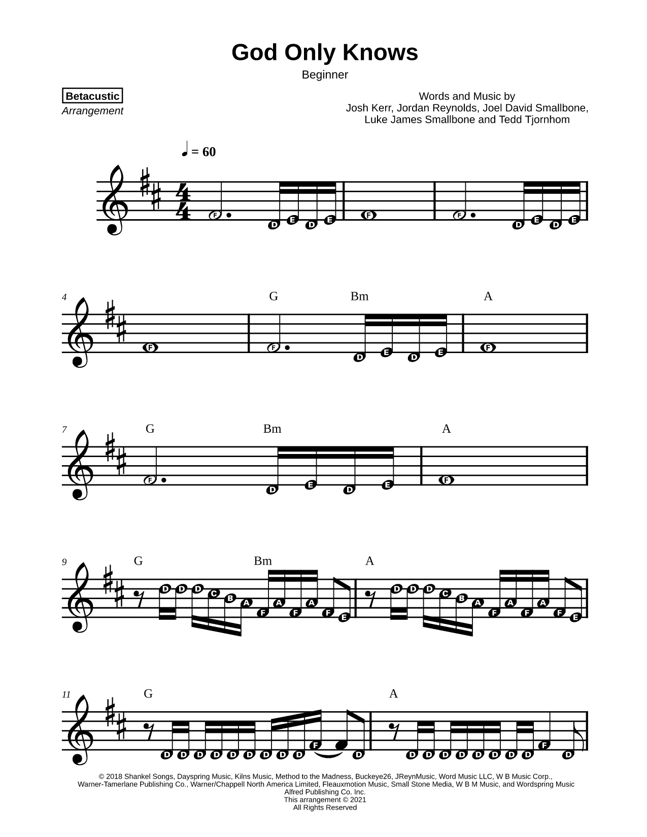 God Only Knows [beginner]