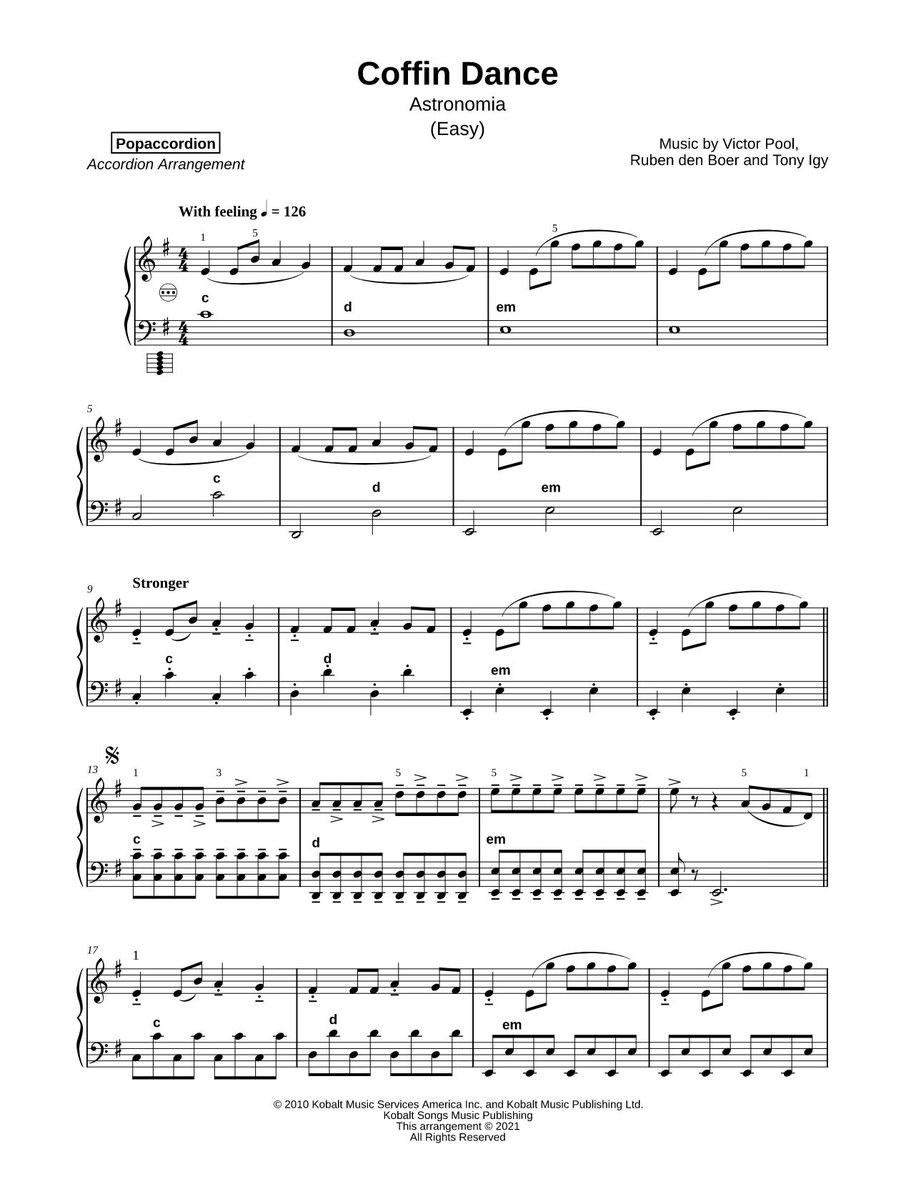 Astronomia (Coffin Dance Meme Song) [easy]