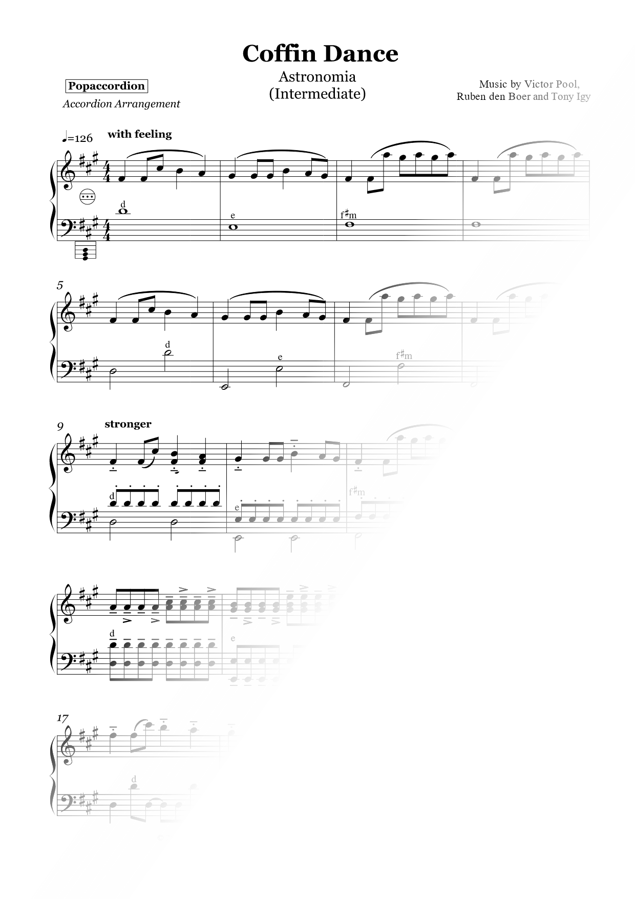 Astronomia (Coffin Dance Meme Song) [intermediate]