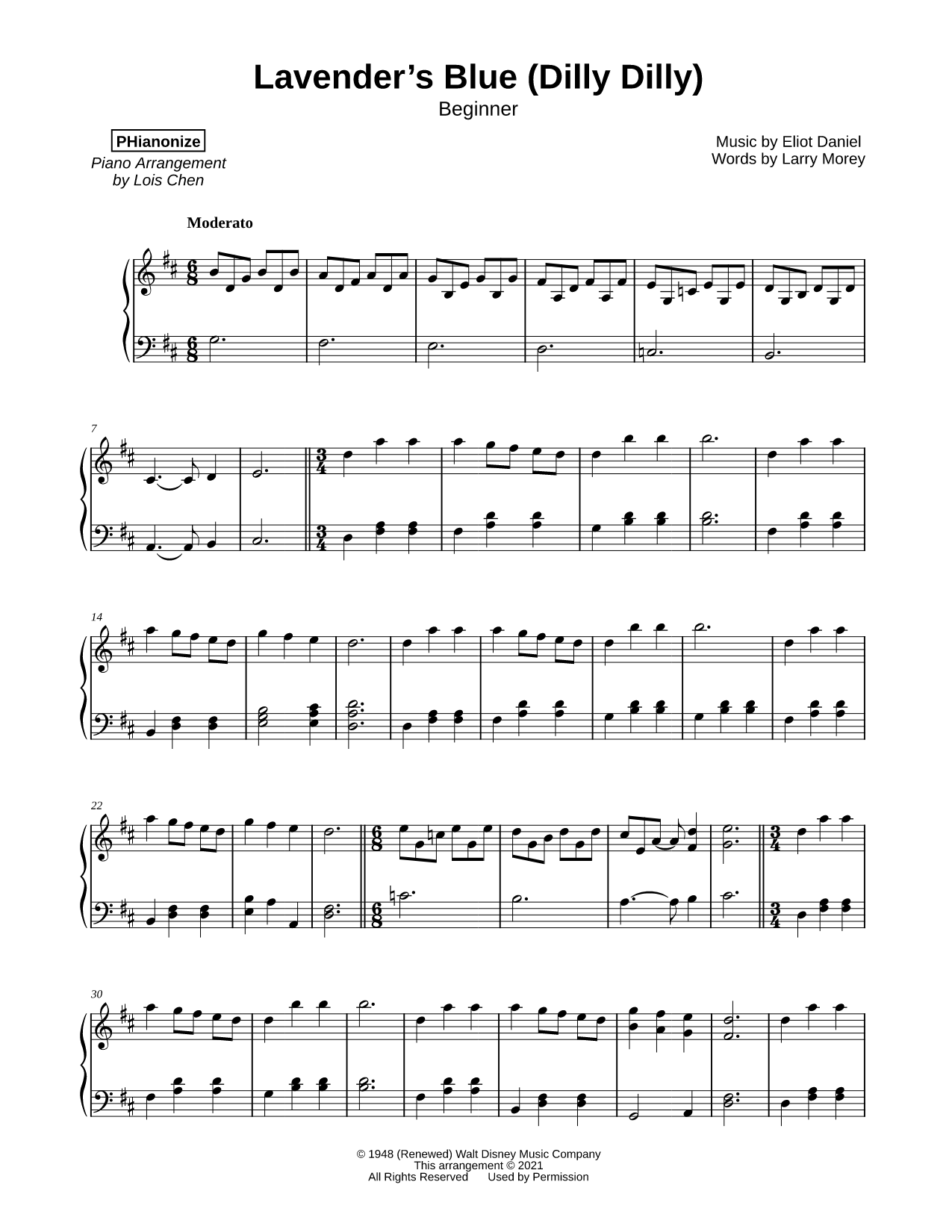 Lavender Blue (Dilly Dilly) [beginner]