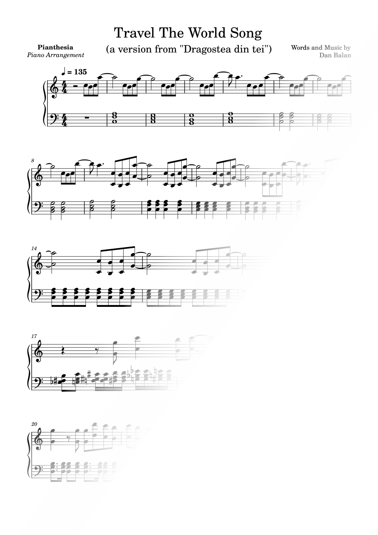 Travel the World Song