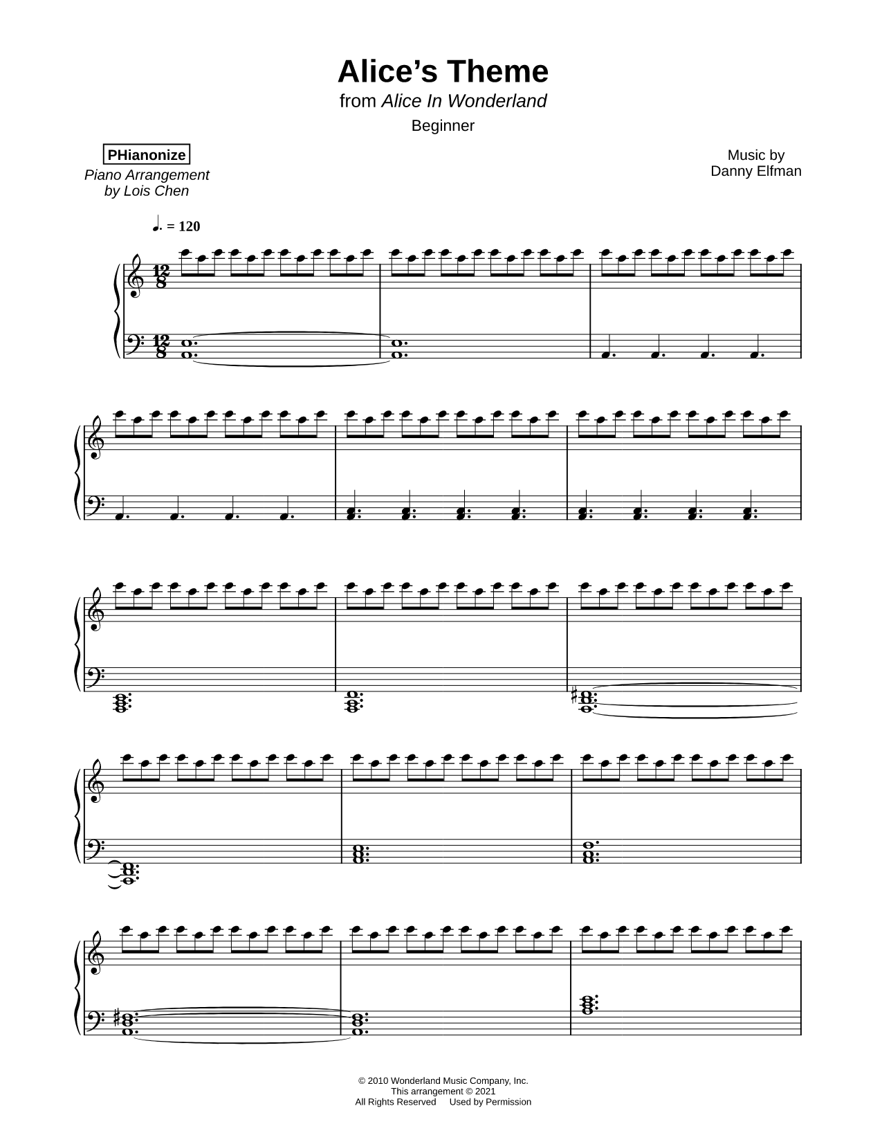 Alice's Theme [beginner]