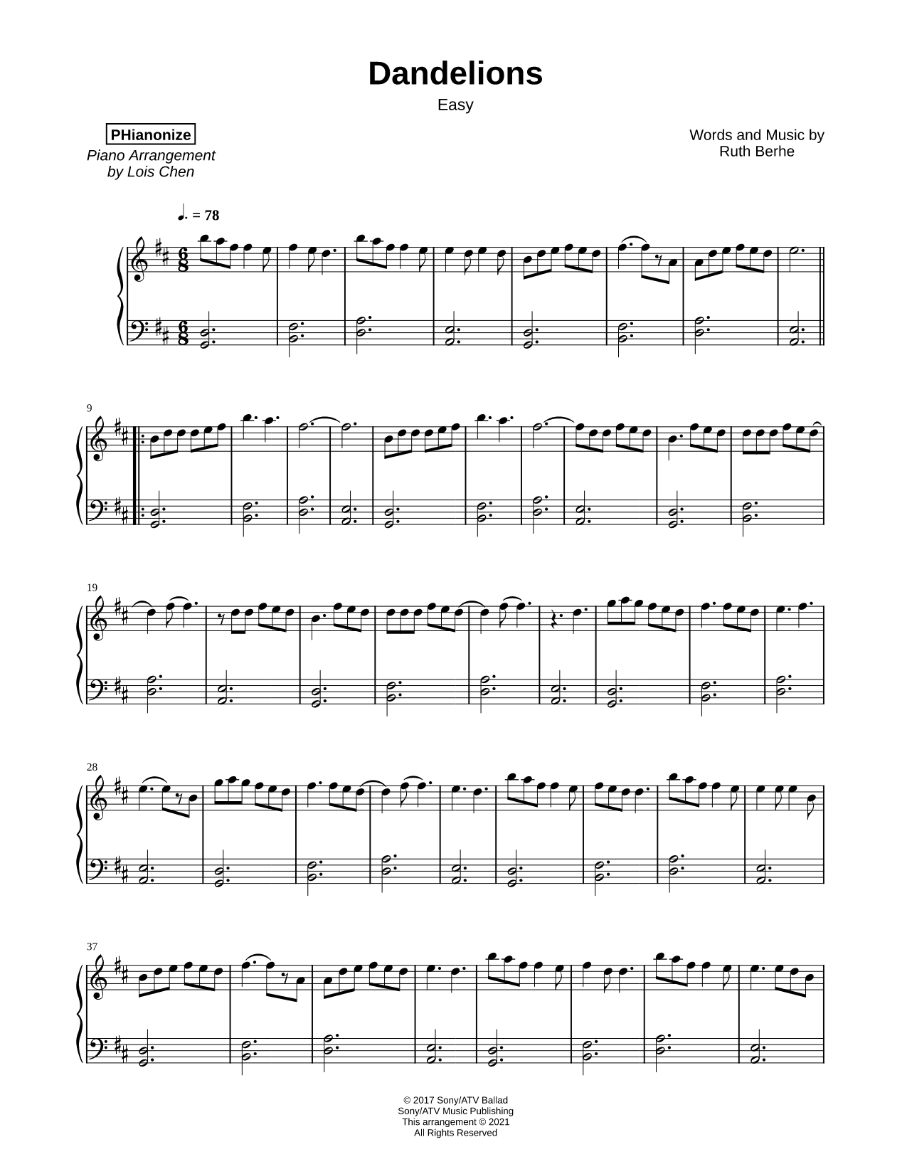 Dandelions [easy]