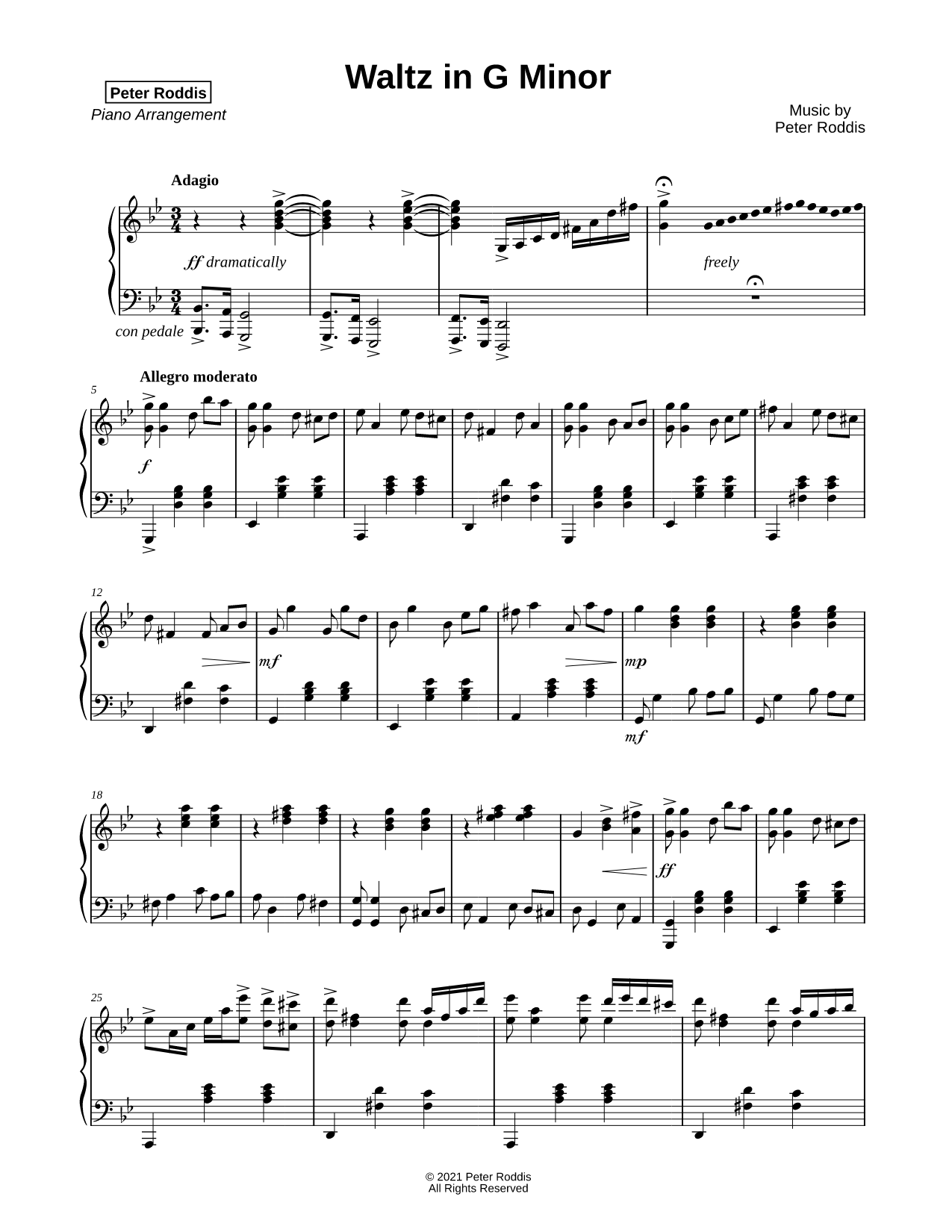 Waltz in G Minor